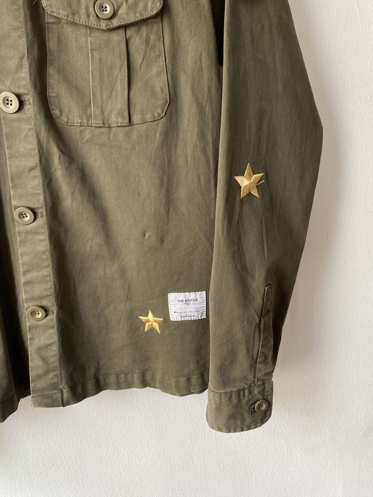 Other The Editor Italy Army Design Button Up Shirt Size US L / EU 52-54 / 3 - 7 Thumbnail