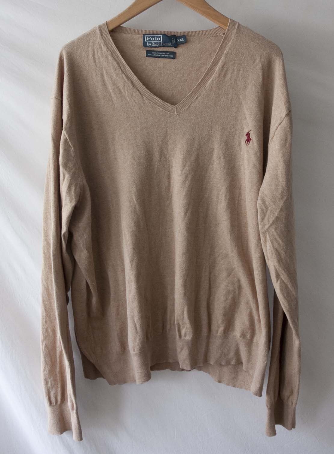 Ralph Lauren Ralph Lauren Light Sweater Pima Cotton Size XXL Brown Size US XXL / EU 58 / 5 - 1 Thumbnail