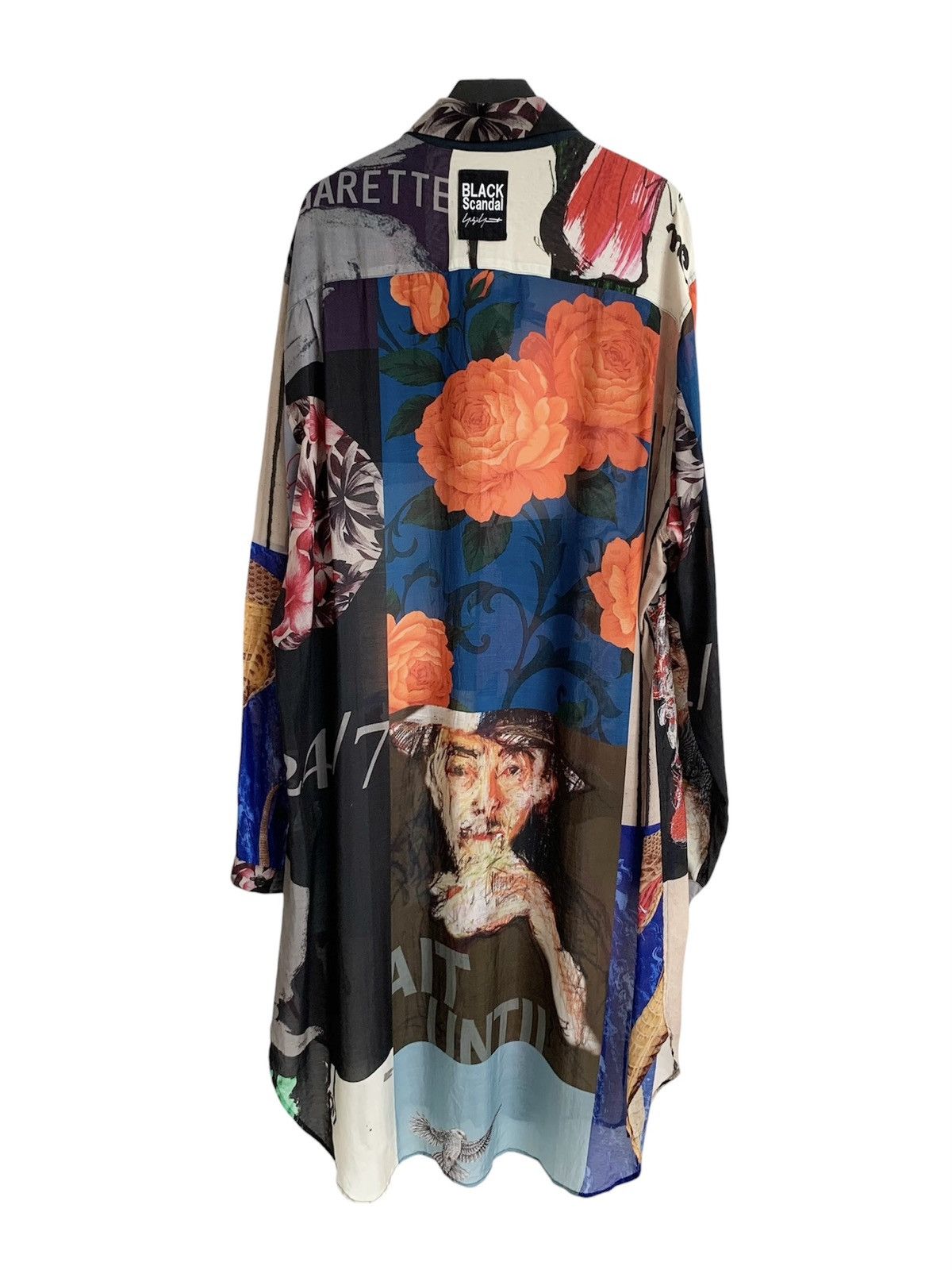 Yohji Yamamoto BLACK Scandal Long Shirt