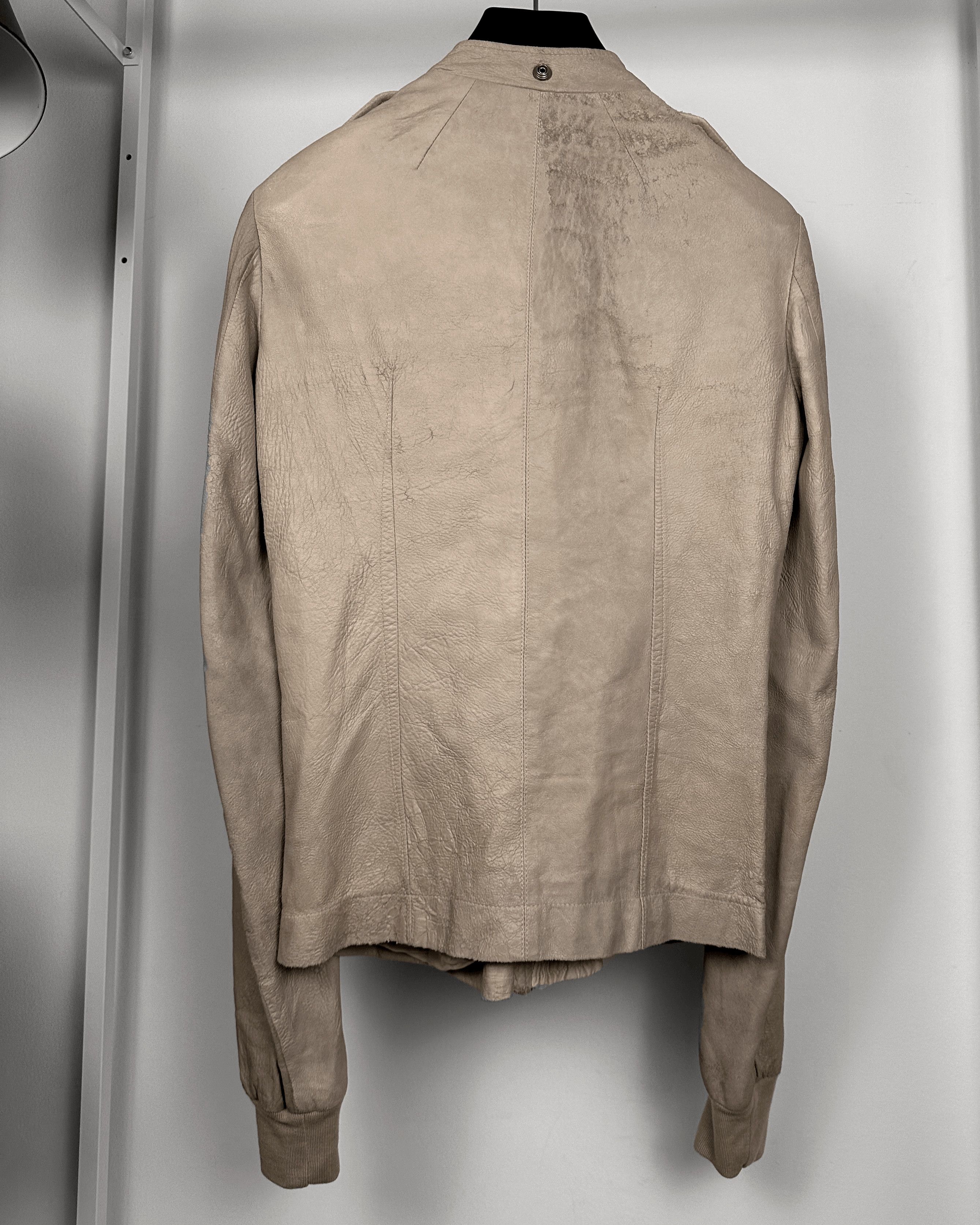 Rick Owens Rick Owens Cracked Blistered Sternberg Leather Jacket Size US M / EU 48-50 / 2 - 9 Thumbnail