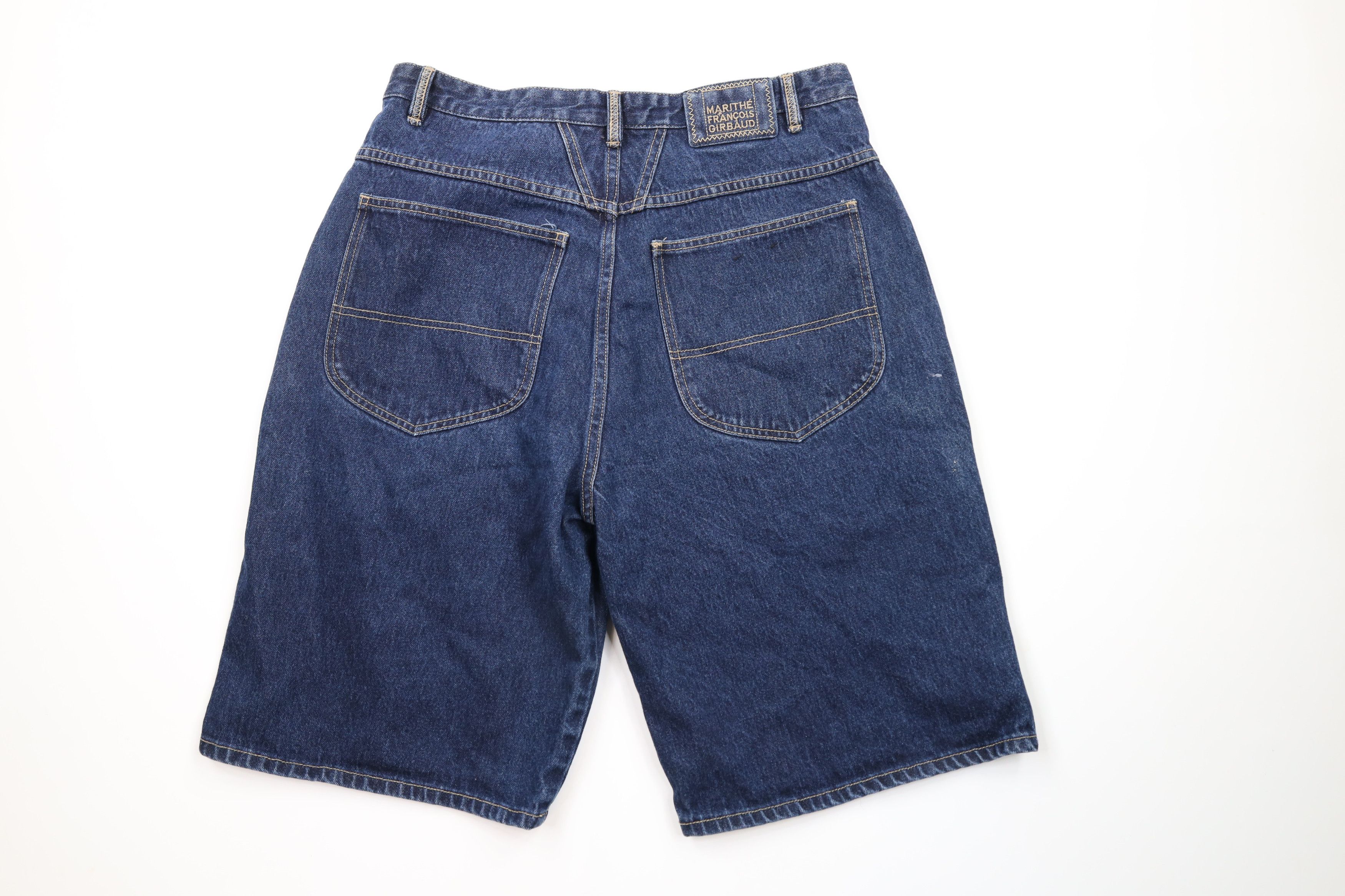 Marithe + Francois Girbaud × Vintage Vintage 90s Marithe Francois Girbaud Fit Denim Shorts Size US 34 / EU 50 - 10 Thumbnail