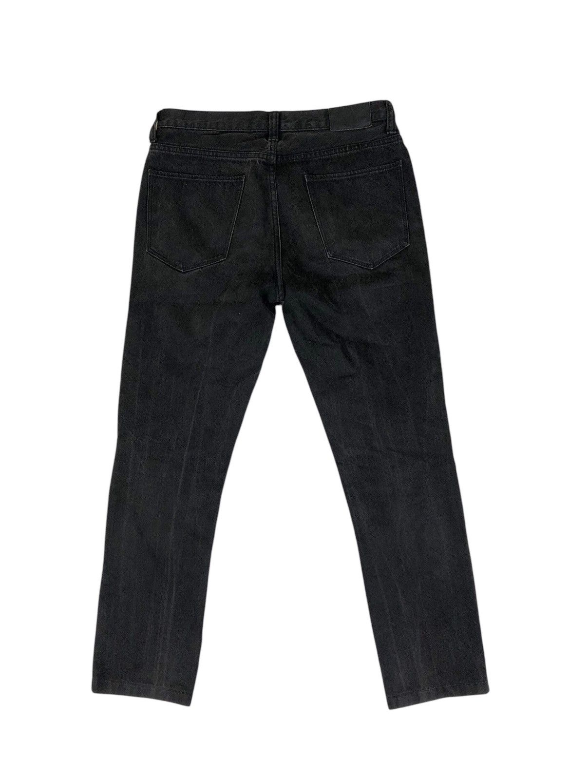 Jean Paul Gaultier Jean Paul Gaultier Target Black Denim Jeans Size US 30 / EU 46 - 2 Thumbnail
