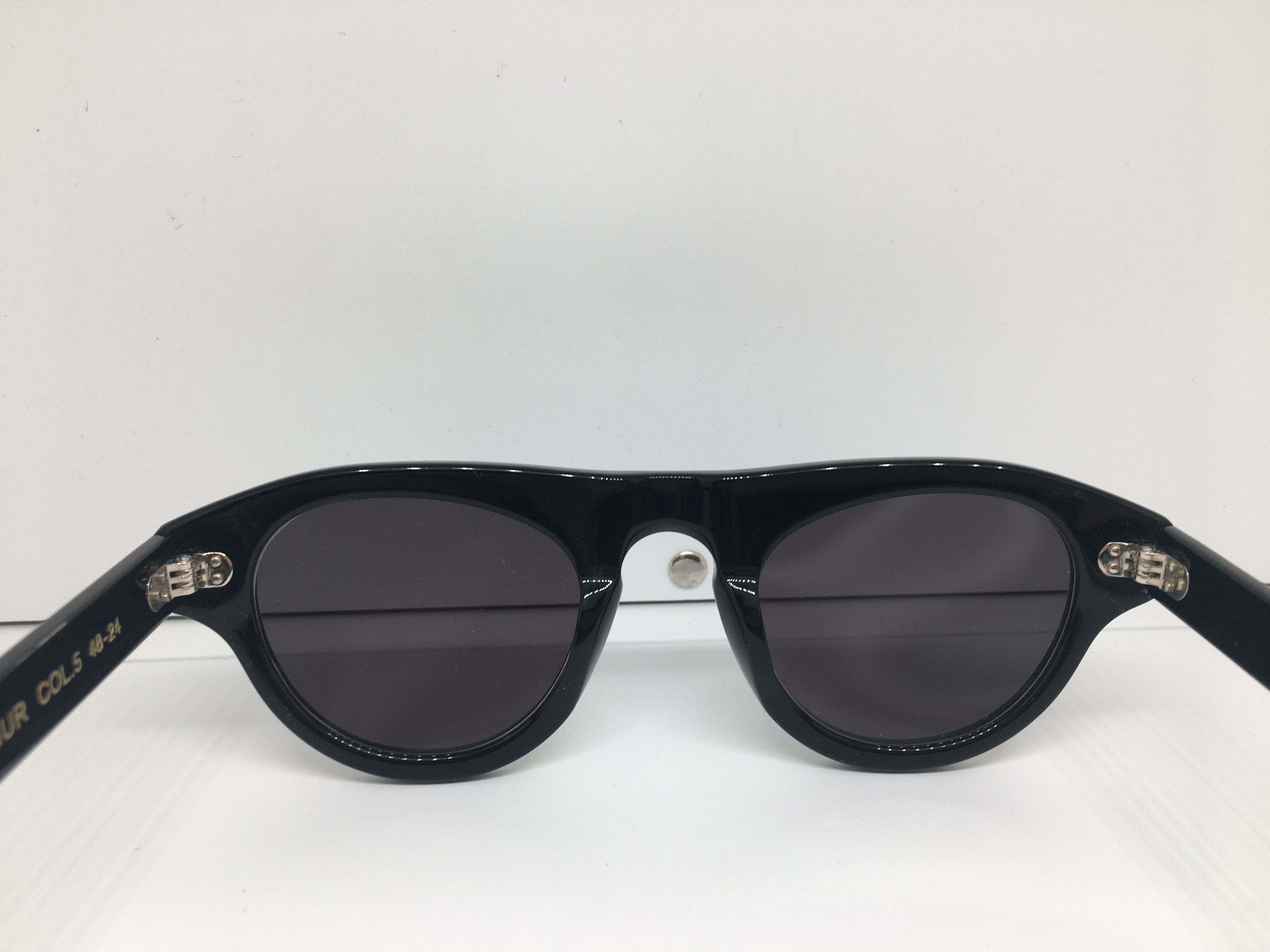 Other JL Arthur Black Acetate Sunglasses Frame Size ONE SIZE - 5 Thumbnail