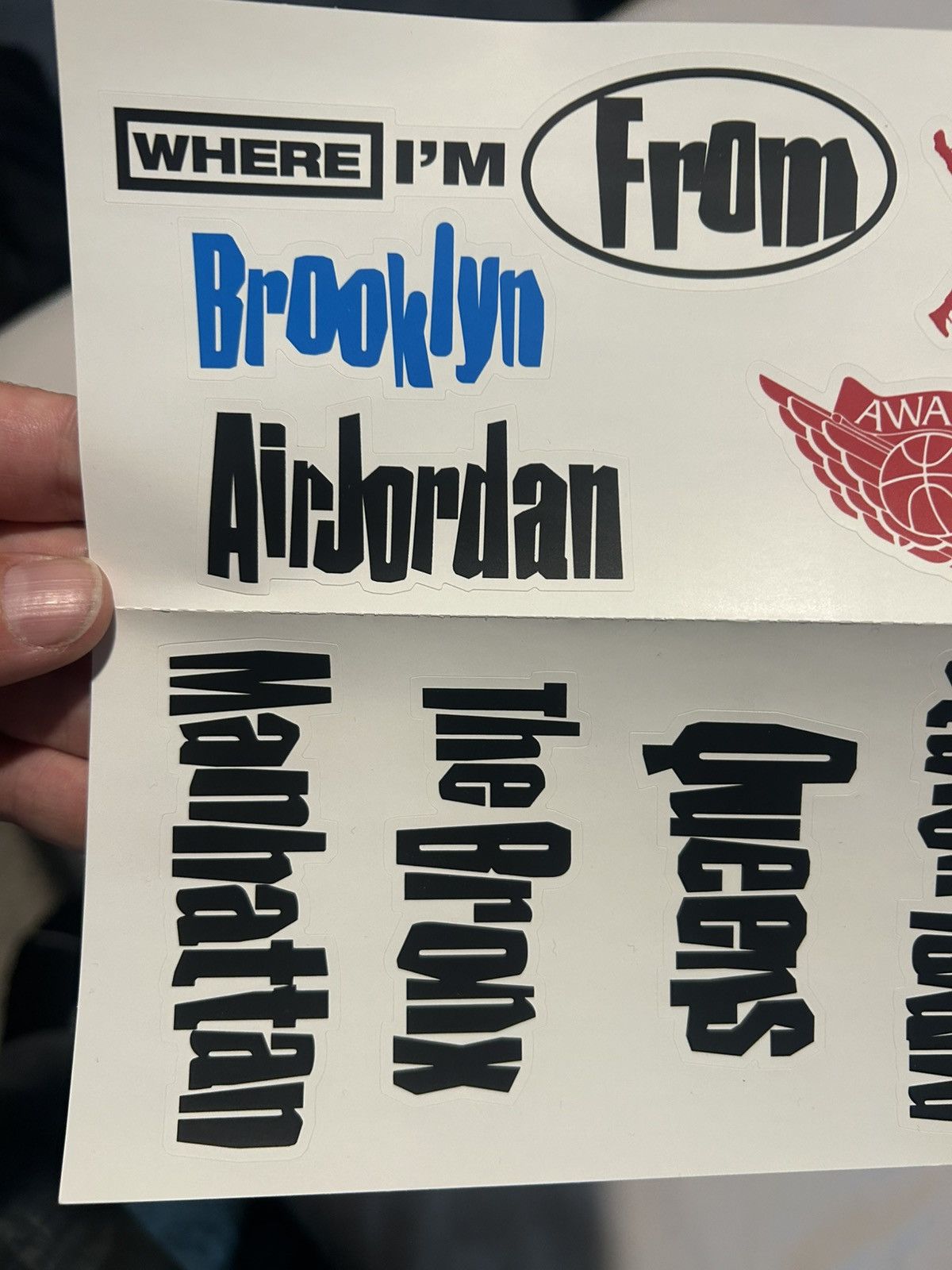 Awake NY × Jordan Brand × Nike Jordan x Awake NY sticker pack Size ONE SIZE - 3 Thumbnail