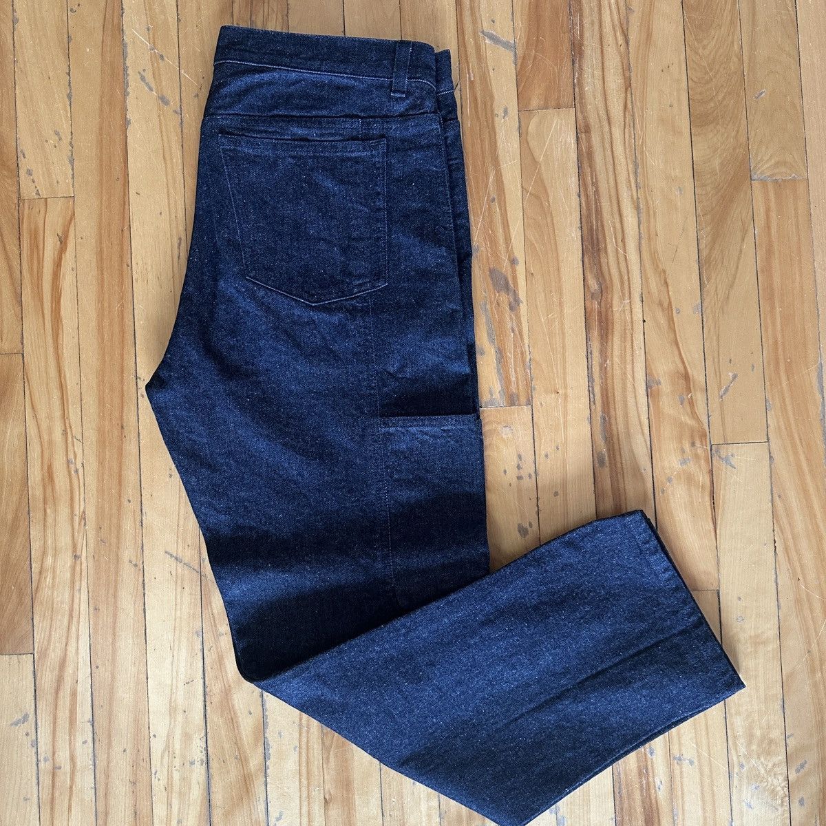 image of Cos Denim Straight Fit Jeans in Navy, Men's (Size 32)