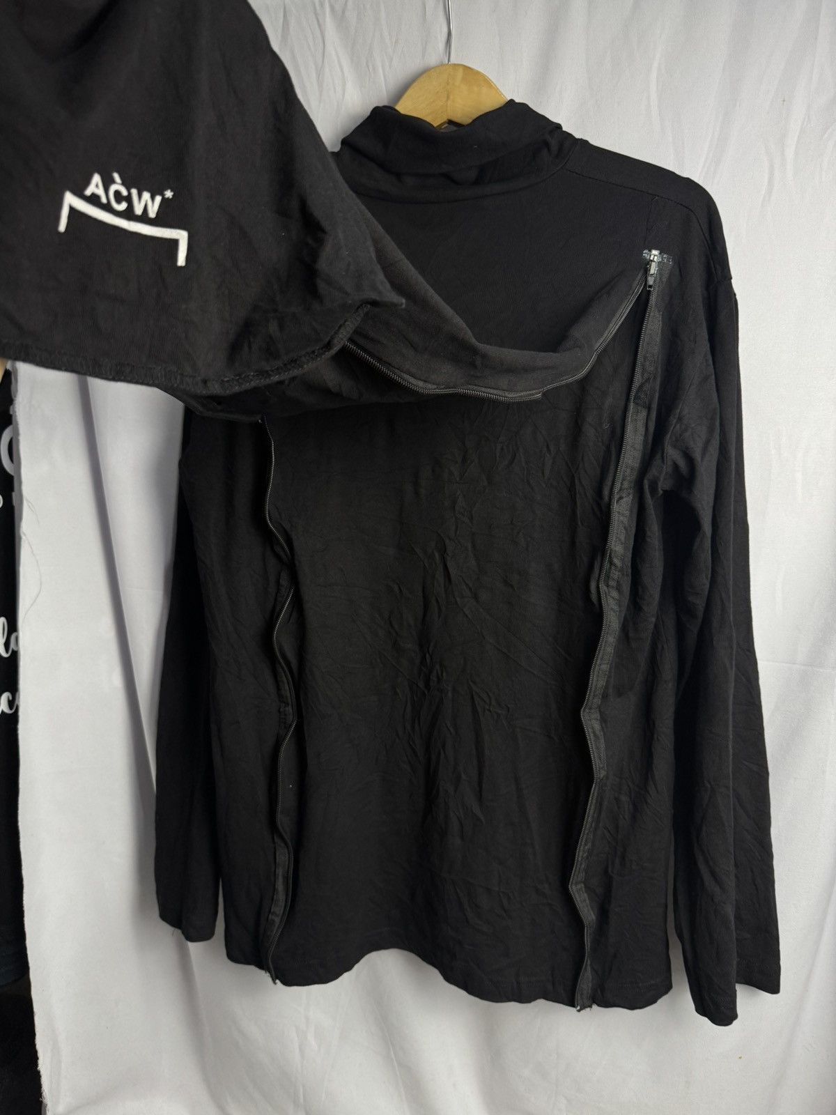 A-COLD-WALL* ACW Long Sleeve Back Zipper Archive Styled Turtleneck Size US XL / EU 56 / 4 - 6 Thumbnail
