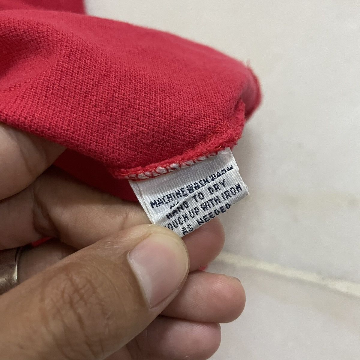 Polo Ralph Lauren Vintage Collar Polo Raplh Lauren Red Size US M / EU 48-50 / 2 - 8 Thumbnail