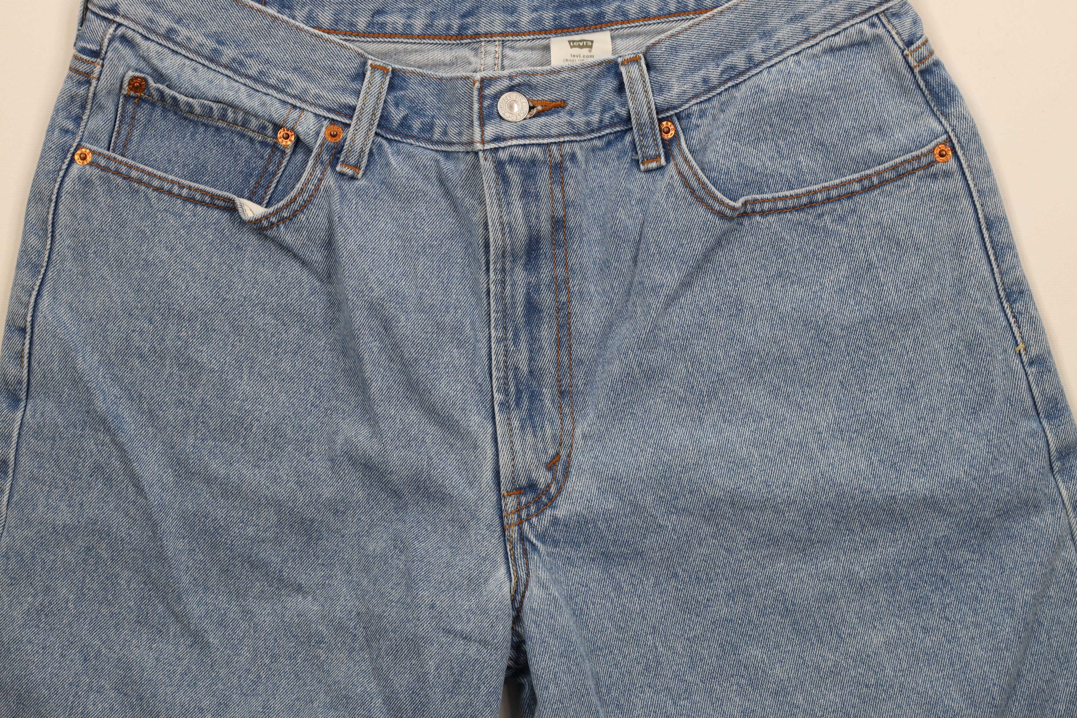 Levi's × Vintage Vintage Y2K 2005 Levis 550 Fit Denim Jean Shorts Jorts Size US 36 / EU 52 - 3 Thumbnail