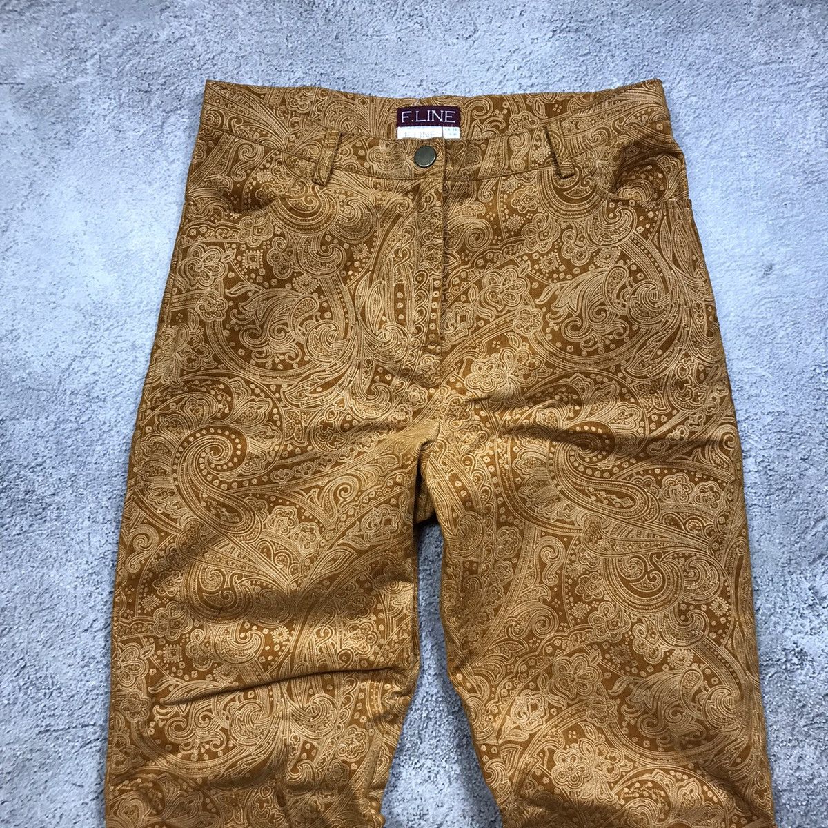 Vintage Vintage 90s Baggy Flared Cargo Pants Japan Workwear Indie 29 Size 29" - 3 Thumbnail