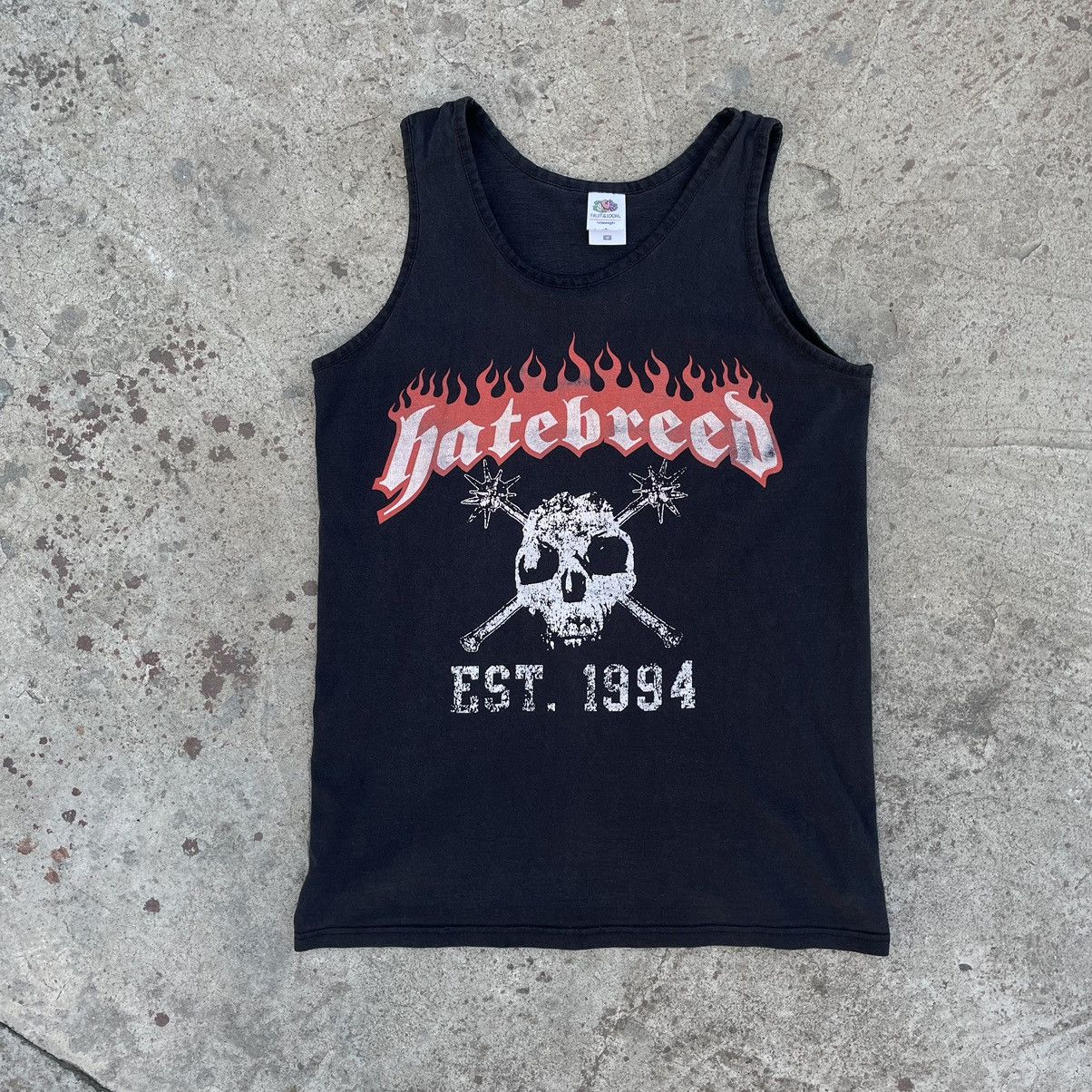 Band Tees × Vintage Vintage Hatebreed Tank-top est 1994 Rare Rock Sleeveless Size US M / EU 48-50 / 2 - 1 Thumbnail