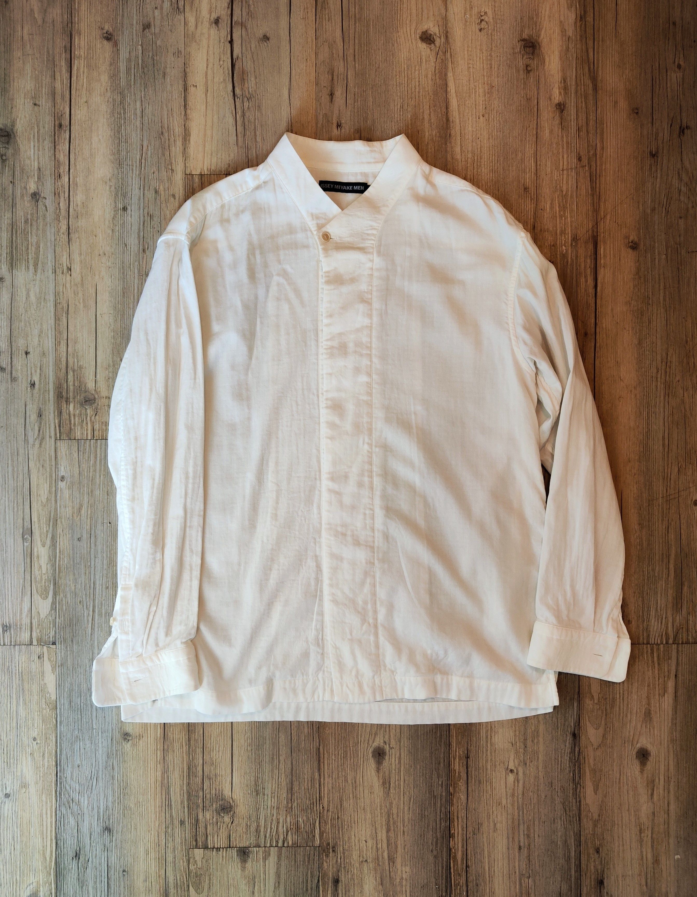 Issey Miyake SS18 Mandarin collar shirt.Like Julius or Rick Owens shirts Size US XL / EU 56 / 4 - 6 Thumbnail