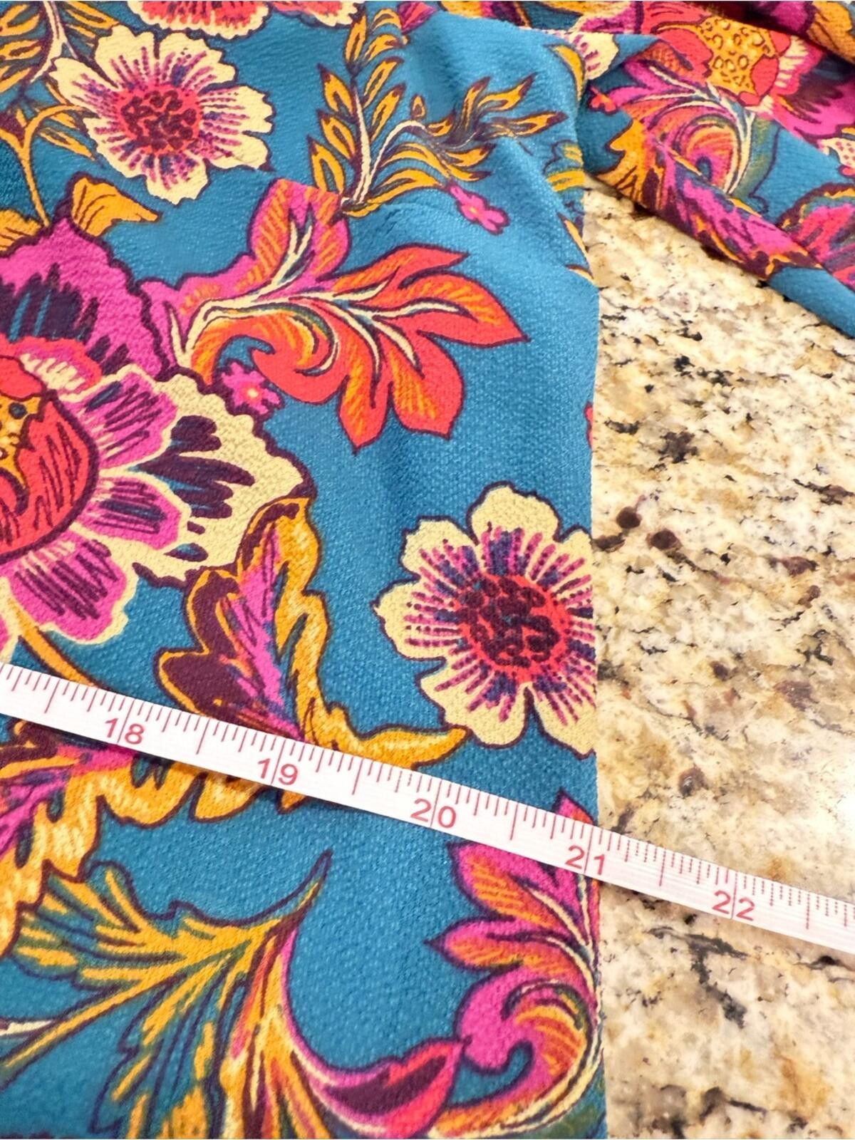 Other Andrew by Unit cold shoulder floral midi sheath dress SZ LG Size L / US 10 / IT 46 - 9 Thumbnail