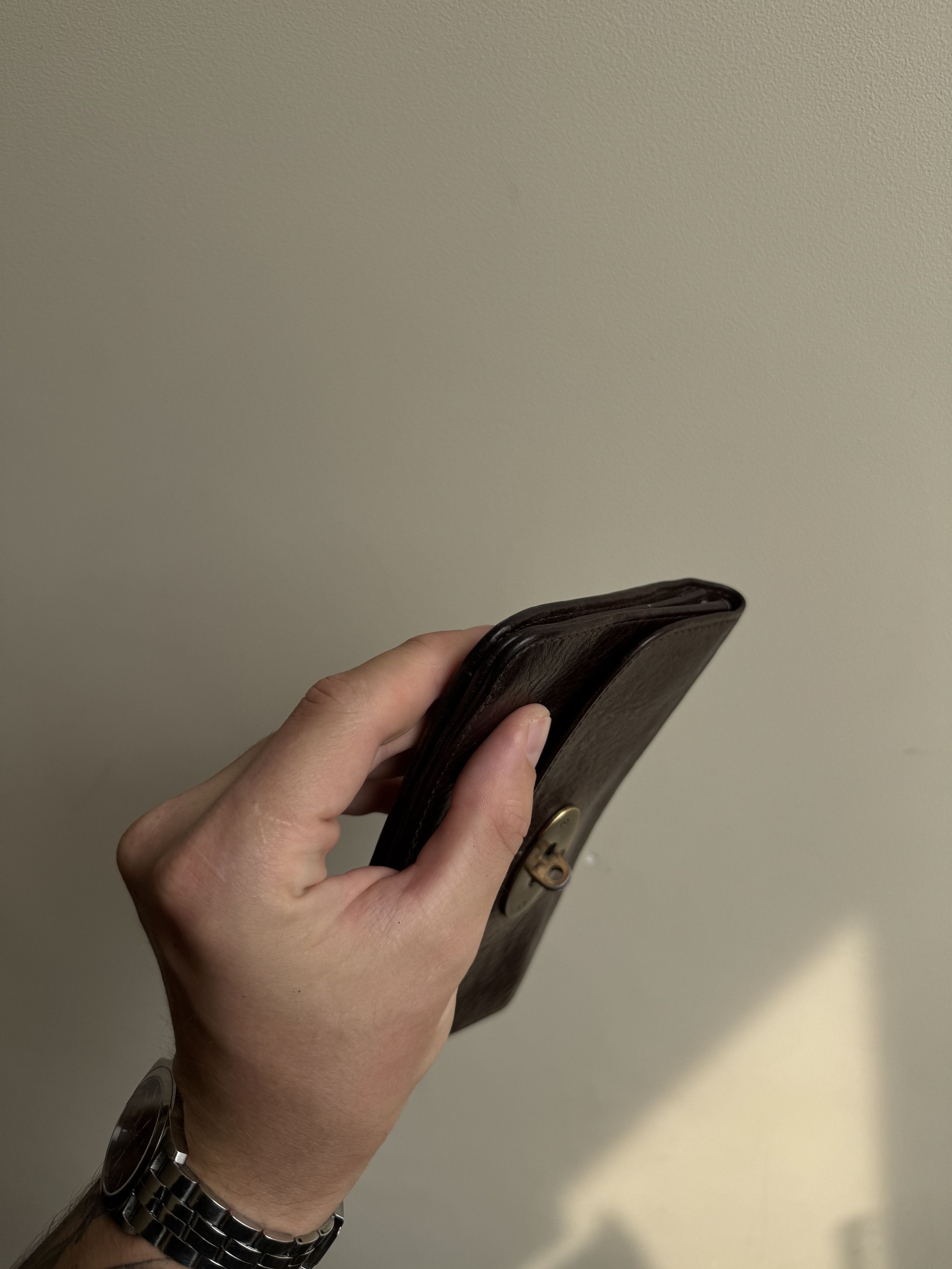 Mulberry Vintage Mulberry Long Postman Lock Wallet Purse Oak Brown Size ONE SIZE - 5 Thumbnail