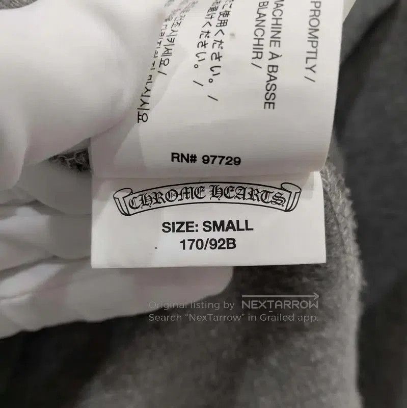 Chrome Hearts Chrome Hearts Women's Gray Long Sleeve Hoodie . Size L / US 10 / IT 46 - 6 Thumbnail
