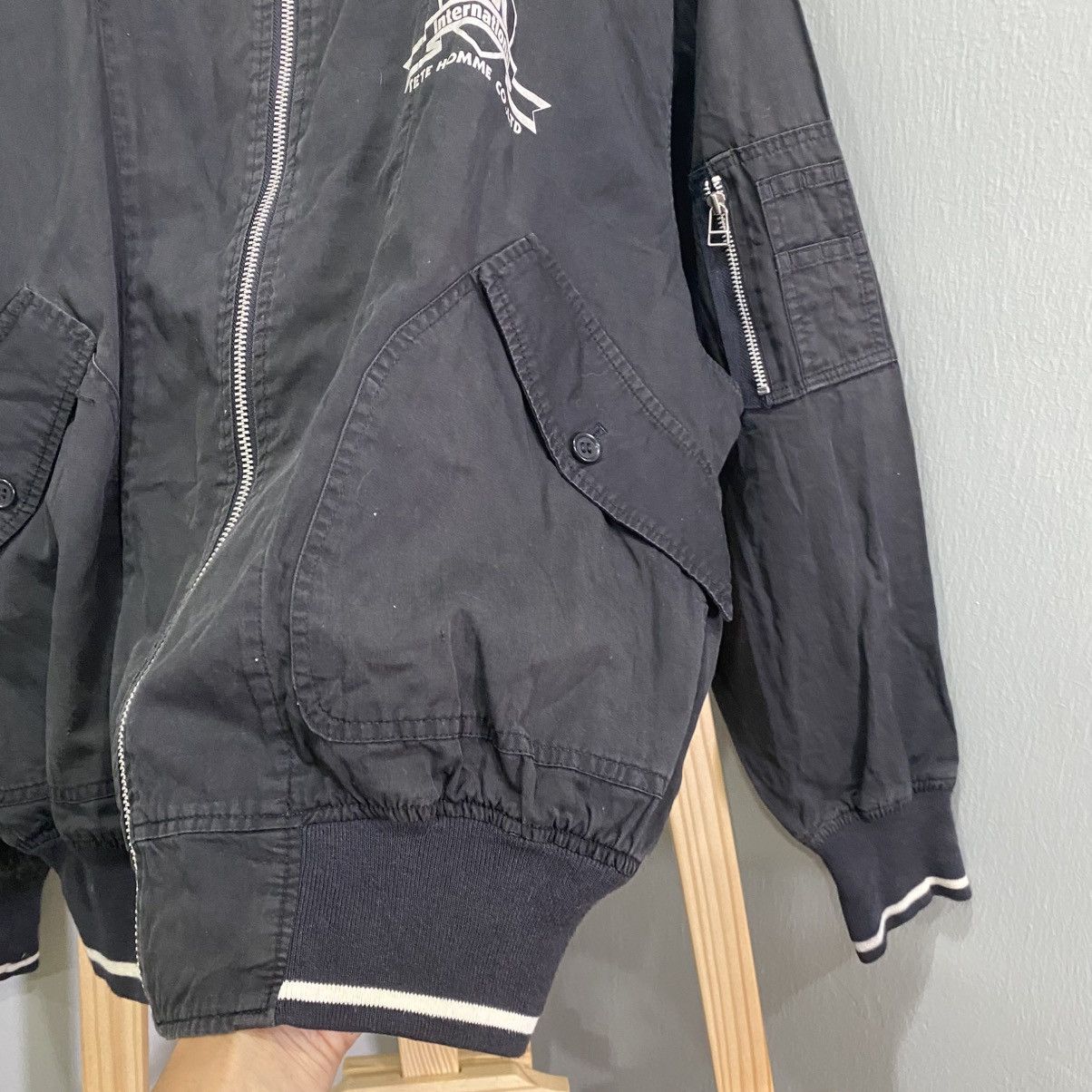 Tete Homme Archival Tete Homme "Don't Gamble" Graphic Bomber Jacket Size US M / EU 48-50 / 2 - 12 Thumbnail