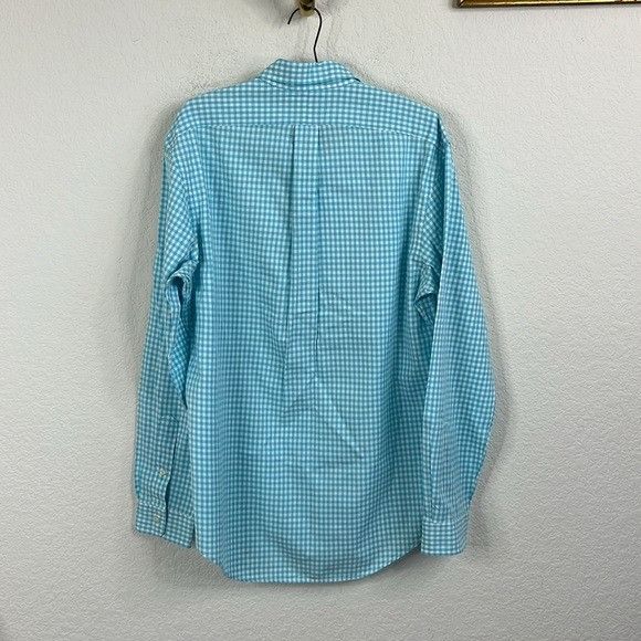 Polo Ralph Lauren × Ralph Lauren Polo by Ralph Lauren Men's Green Gingham Checkered Shirt Emb Size US L / EU 52-54 / 3 - 4 Thumbnail