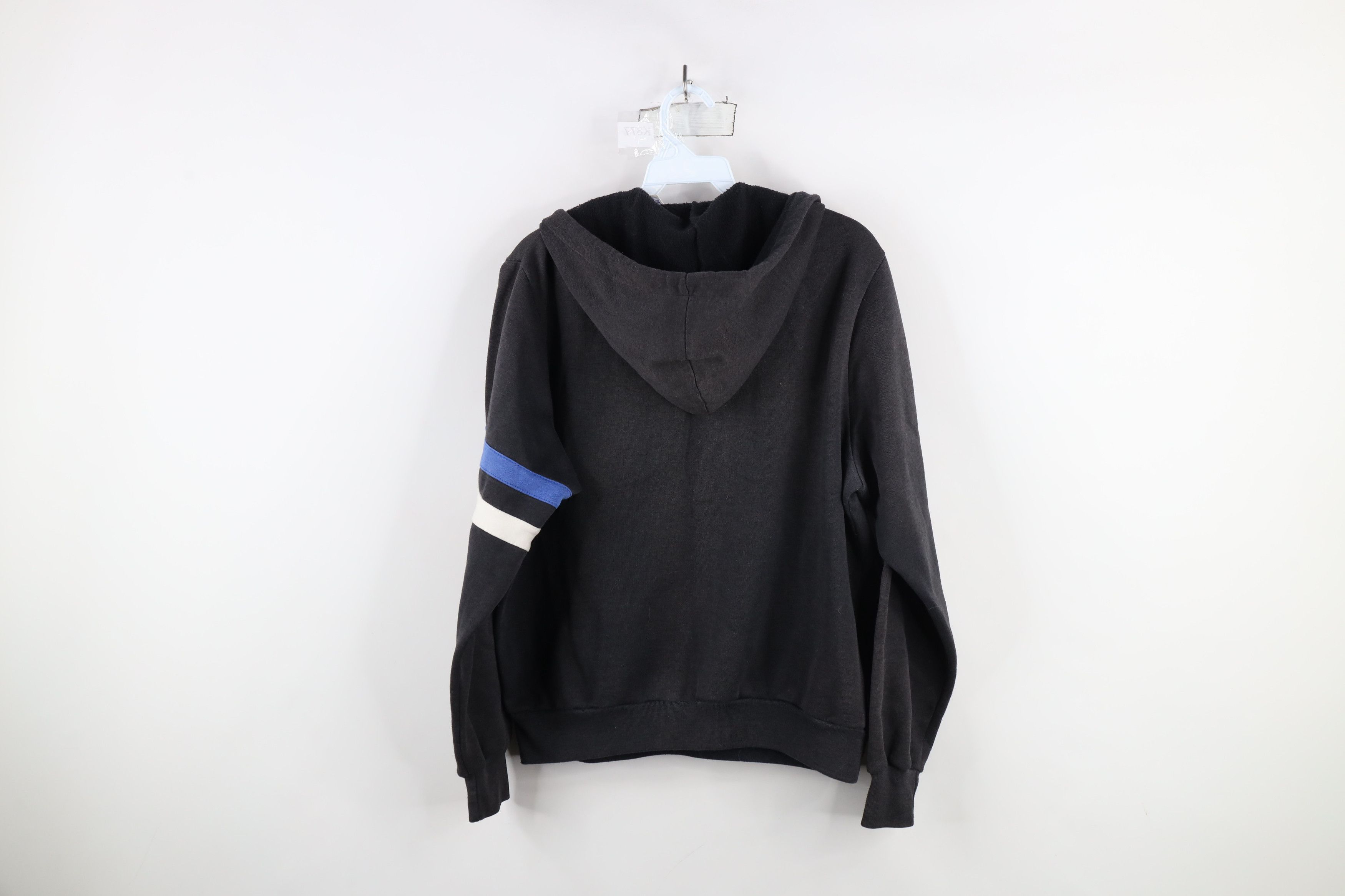Vintage Vintage 70s 80s Blank Striped Snap Button Hoodie Sweatshirt Size US S / EU 44-46 / 1 - 13 Thumbnail