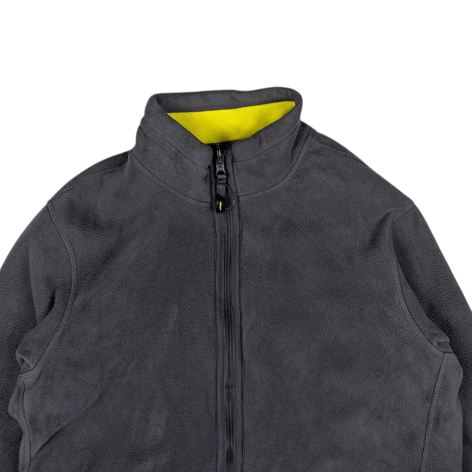 Uniqlo UNIQLO Reversible Grey Yellow Sherpa Fleece Jacket Size US S / EU 44-46 / 1 - 9 Thumbnail