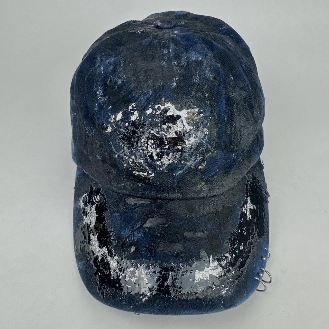 Other ASTROBOI* Black & Blue Indie Barbed Wire Pierced Hat Size ONE SIZE - 1 Thumbnail