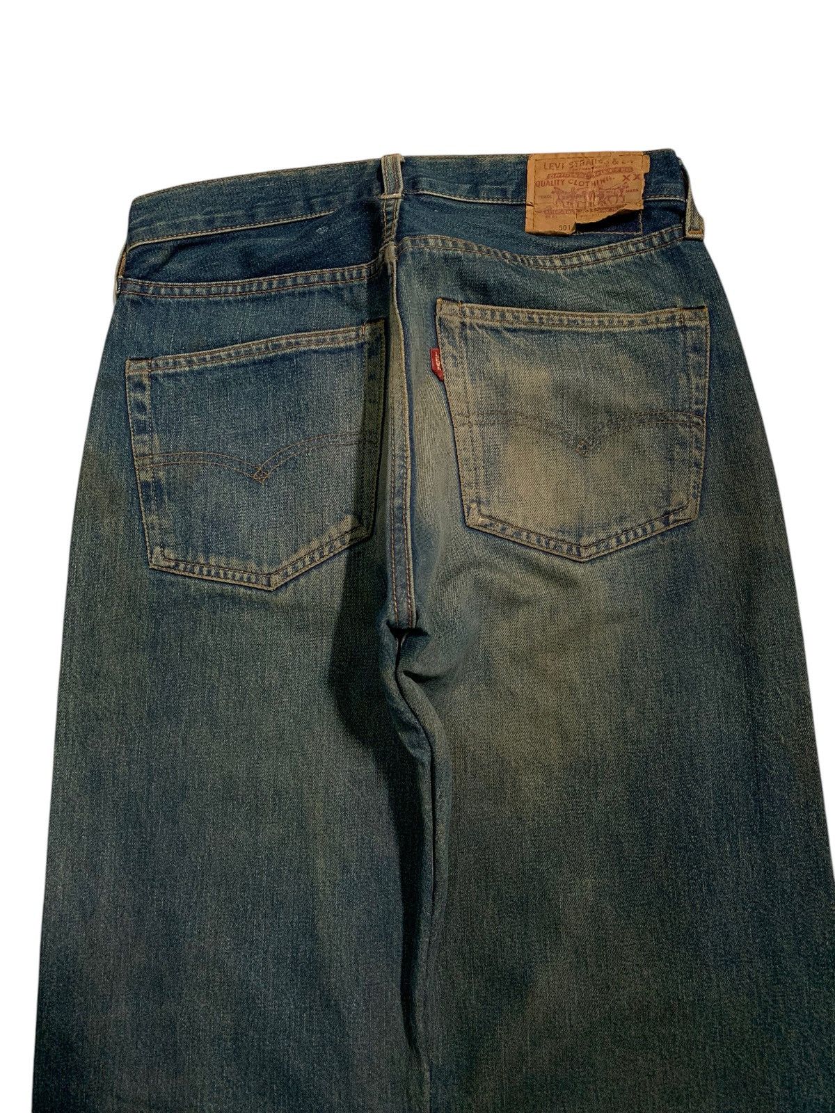 Levi's VINTAGE LEVIS 501 BIG E SELVEDGE MUDWASH & RUSTY DISTRESSED Size US 29 - 8 Thumbnail