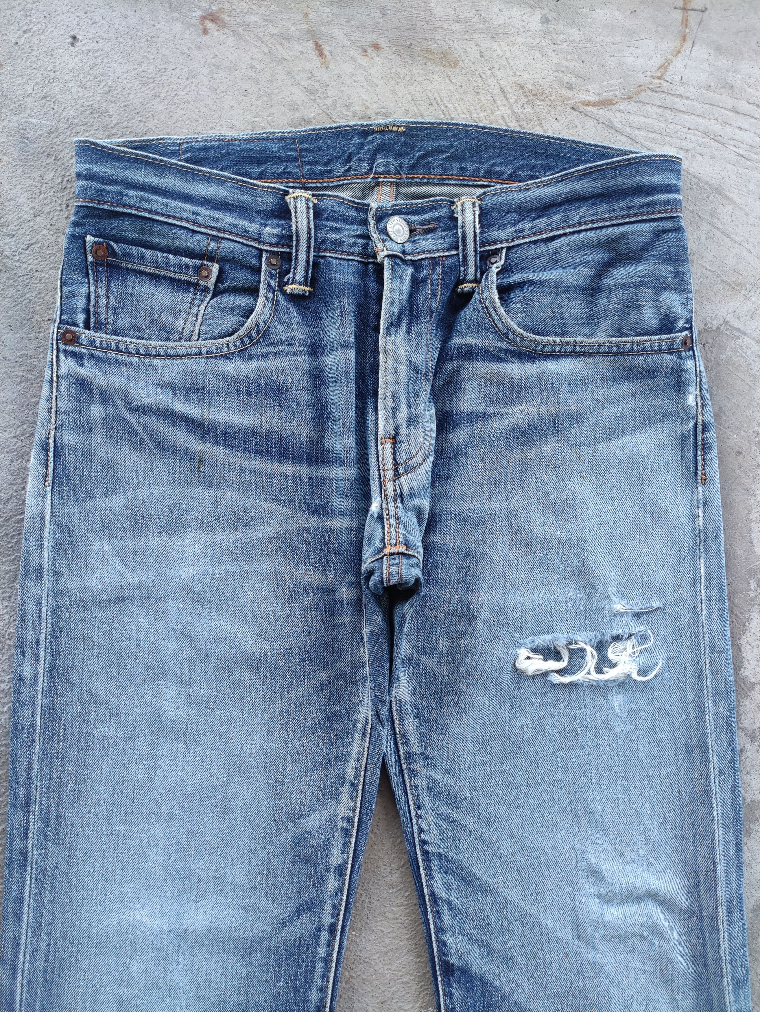Levi's Vintage Levis Jean Distressed Faded Denim Size US 32 / EU 48 - 3 Thumbnail
