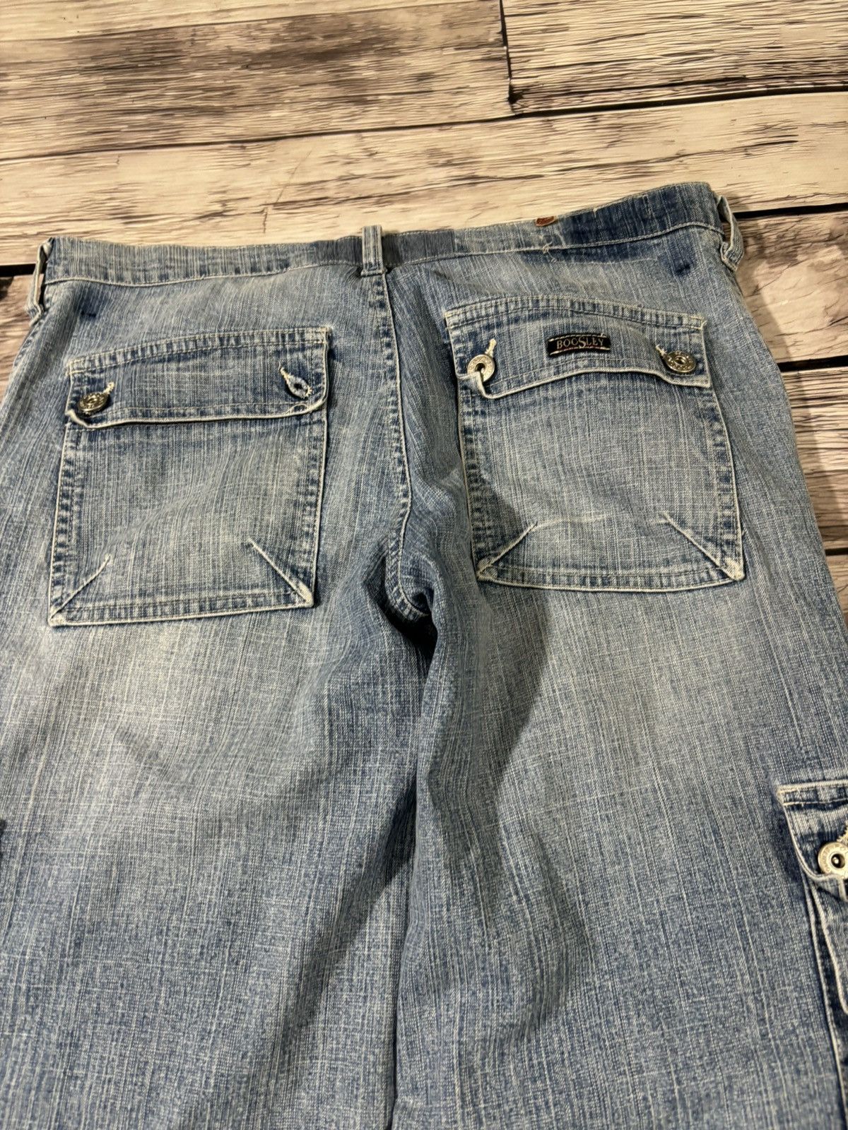 If Six Was Nine × Japanese Brand × Vintage 🥶VTG BALENCIAGA HYSTERIC GLAMOR STYLE FLARED BAGGY JEANS Size US 32 / EU 48 - 7 Thumbnail