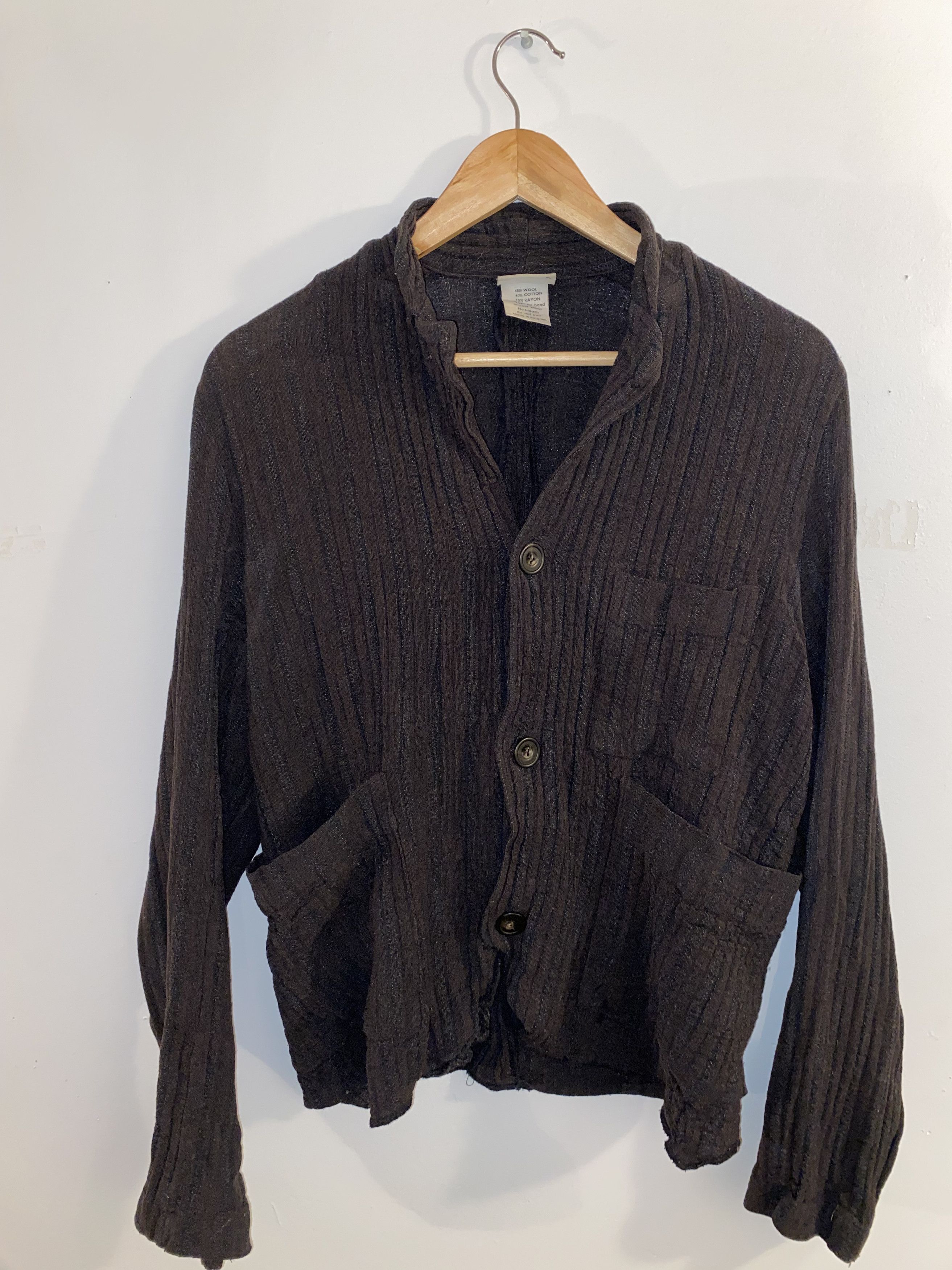 Dries Van Noten RARE Dries Van Noten Navy Cardigan Size US M / EU 48-50 / 2 - 4 Thumbnail