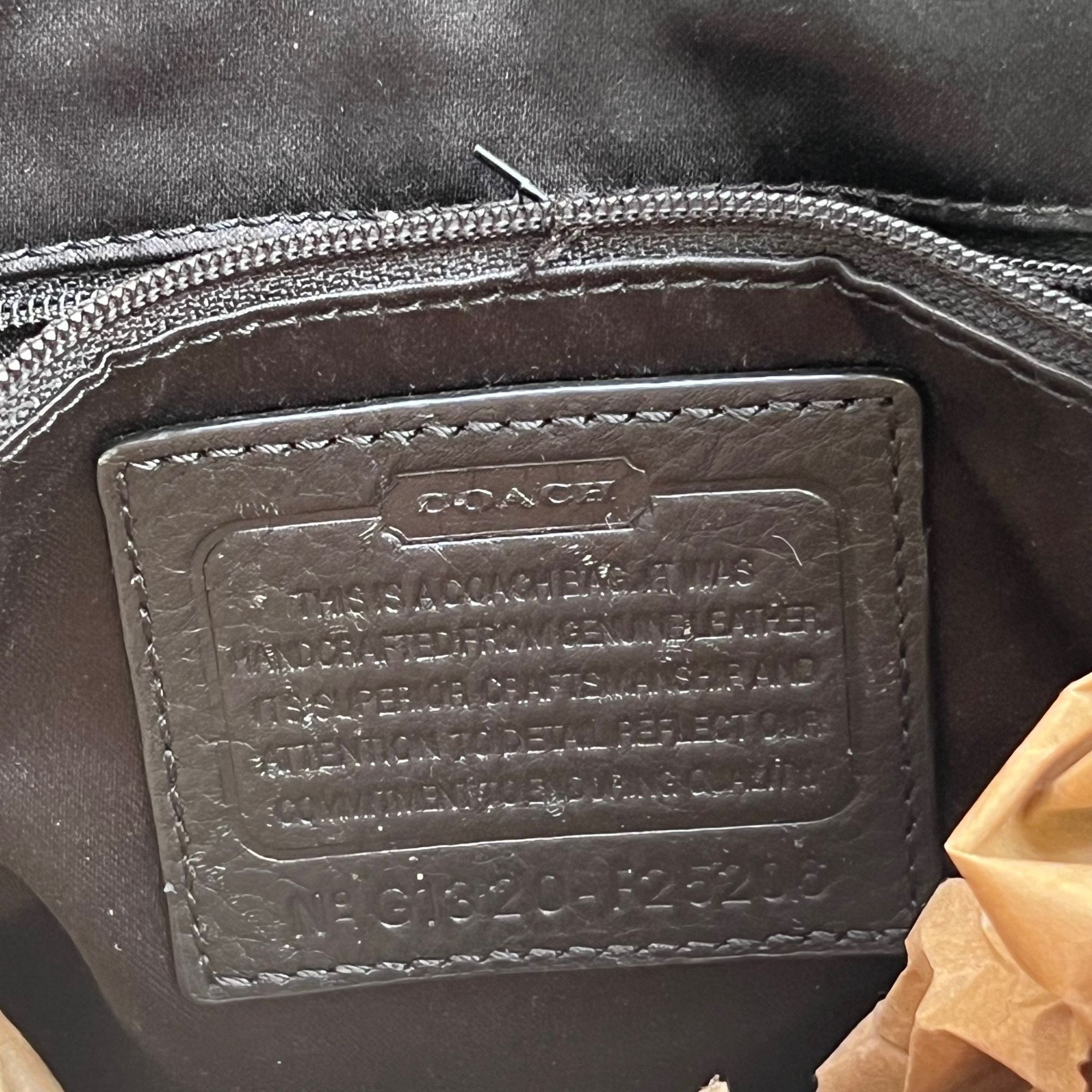 Coach Vintage Coach Optic Metallic Signature Designer Handbag Retr Size ONE SIZE - 3 Thumbnail