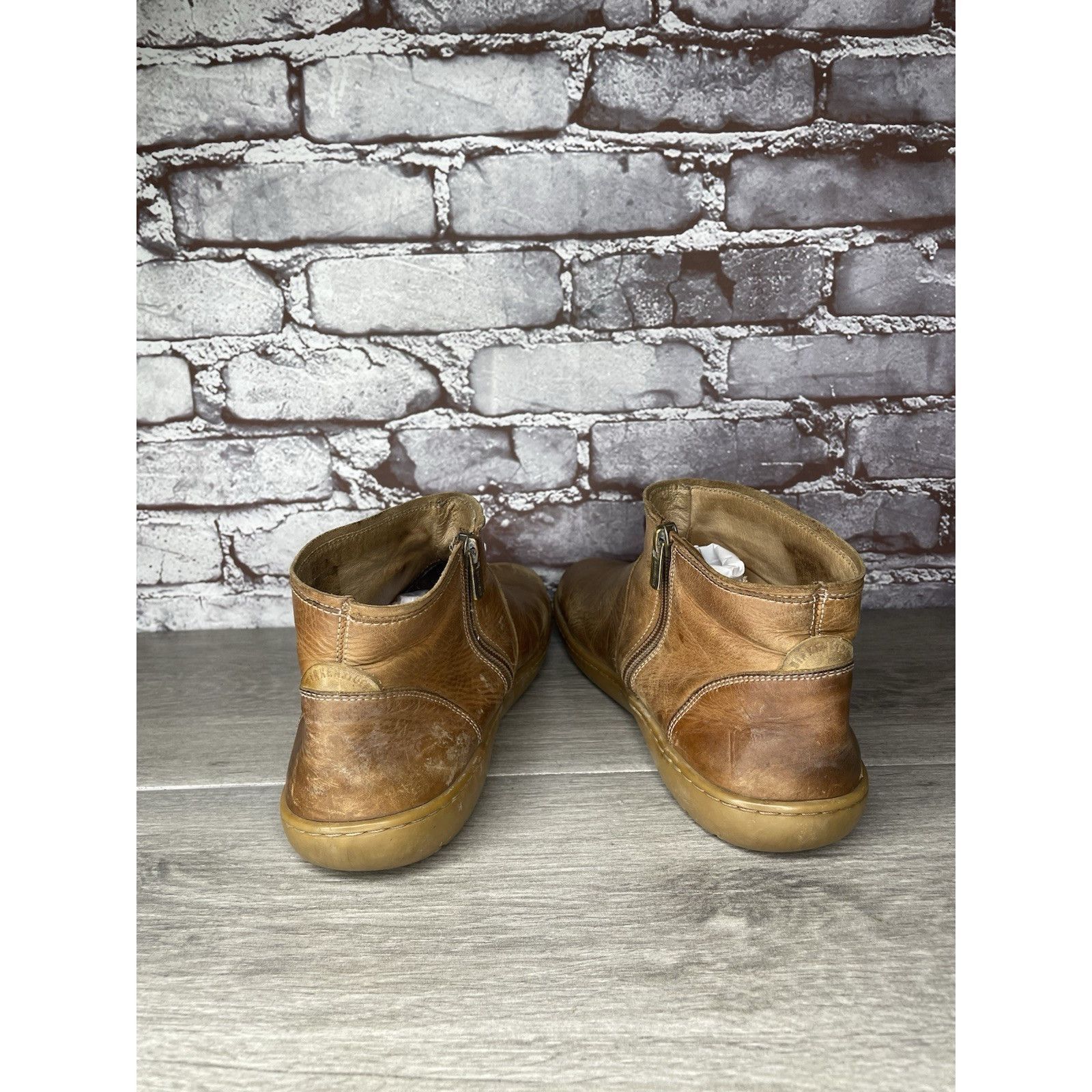 Birkenstock Birkenstock Boots Brown Leather Ankle Zip Comfort Walking Sh Size US 9.5 / IT 39.5 - 7 Thumbnail