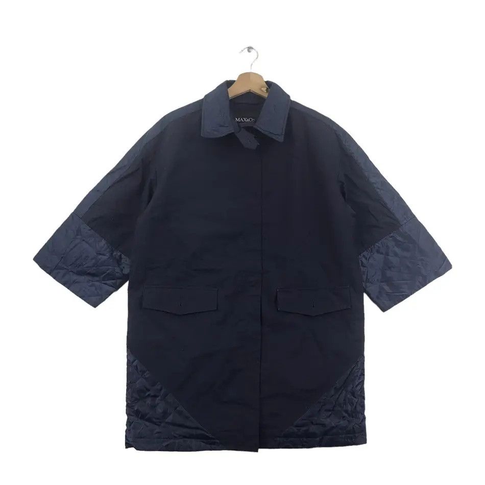 Max Mara MAX&CO Max Mara Light Quilted Navy Jacket Size XS / US 0-2 / IT 36-38 - 1 Thumbnail