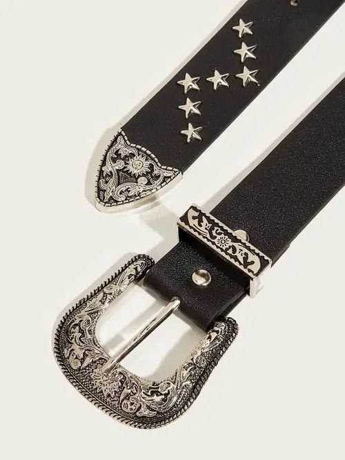 Vintage Y2k Star Rivet Unique Belt Size ONE SIZE - 4 Thumbnail