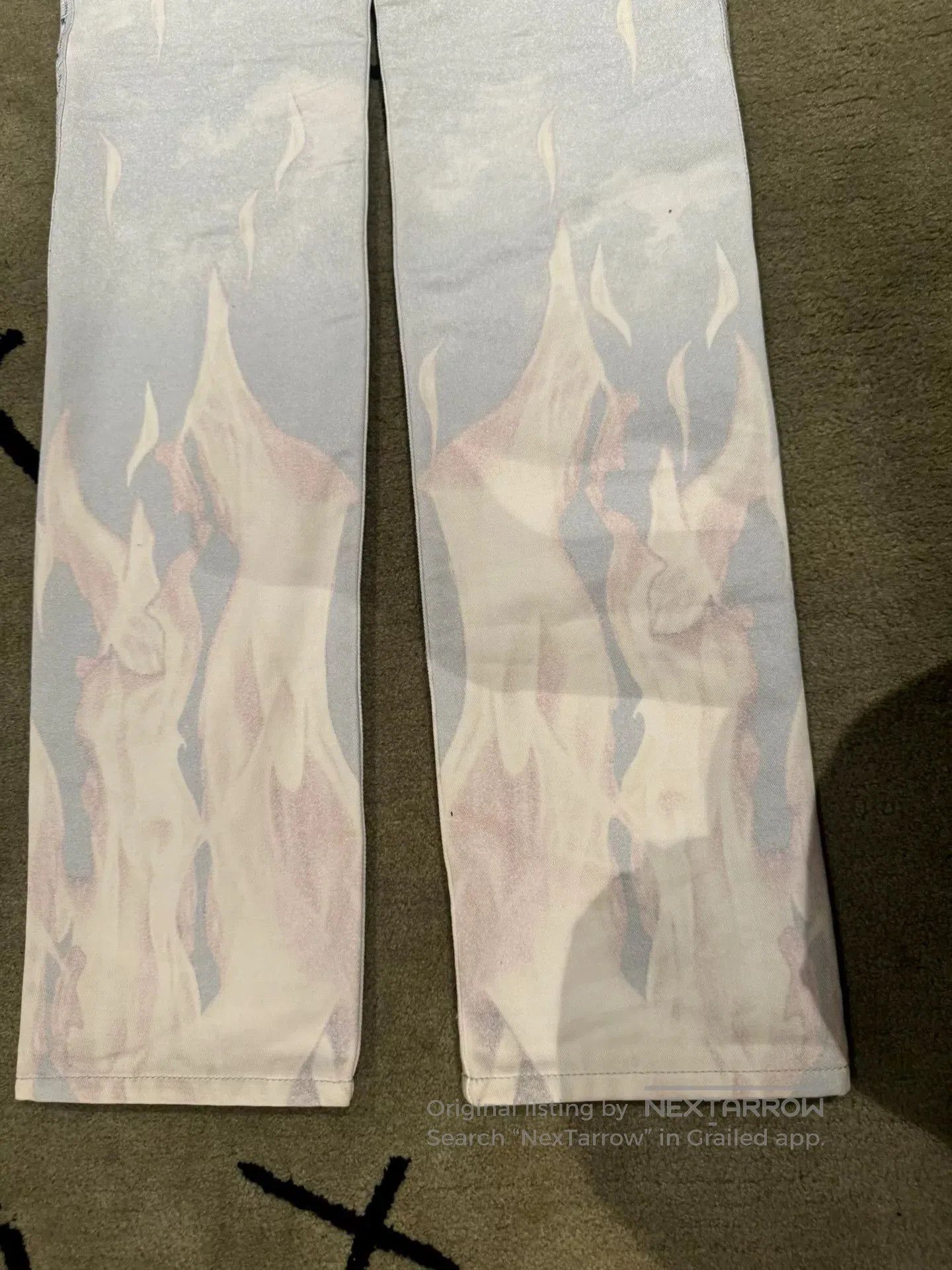 Givenchy givenchy paris jesus print denim pants. Size US 31 - 7 Thumbnail