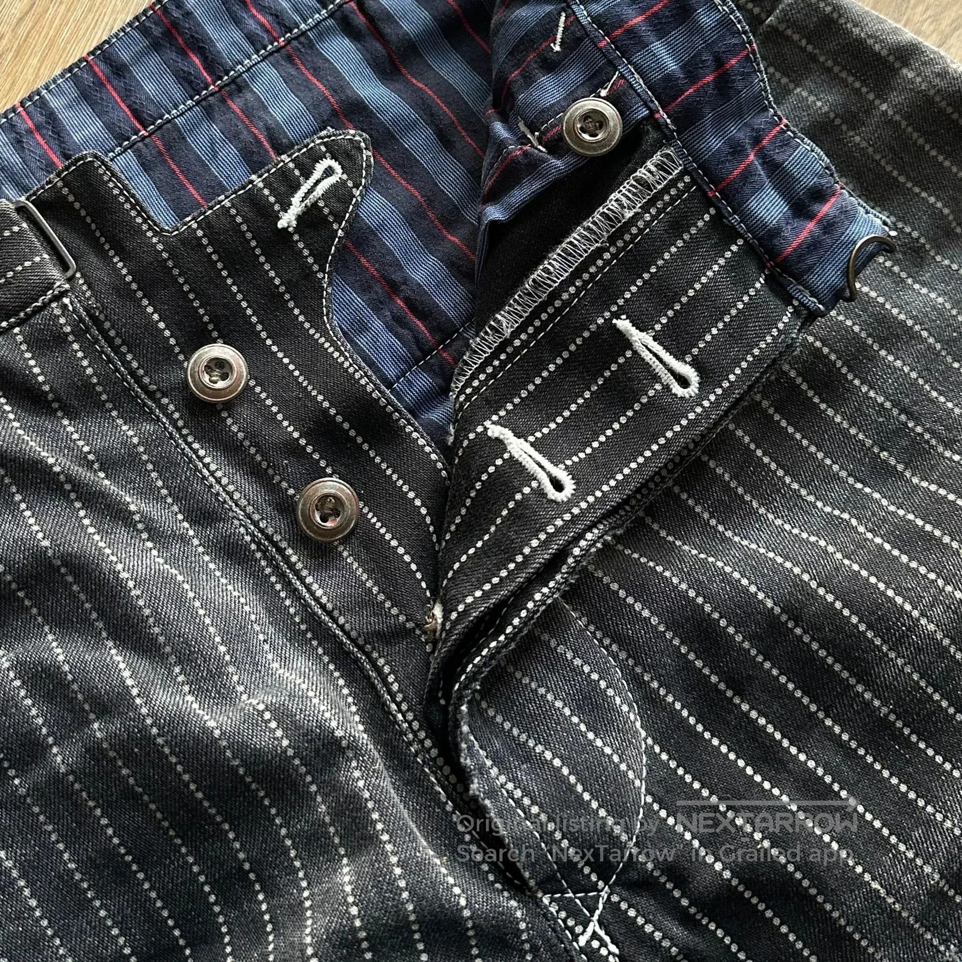 Jelado JELADO WABASH Discharge Distressed Patched Pants. Size US 31 - 3 Thumbnail