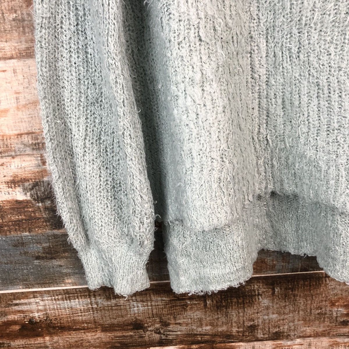 Homespun Knitwear × Japanese Brand DLL Earth Music & Econology Mint Knitwear #C071 Size M / US 6-8 / IT 42-44 - 7 Thumbnail