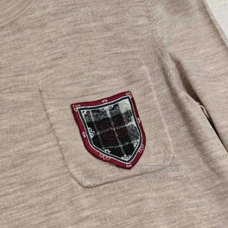 Chanel Chanel Wool Logo Dress in Beige . Size M / US 6-8 / IT 42-44 - 3 Thumbnail