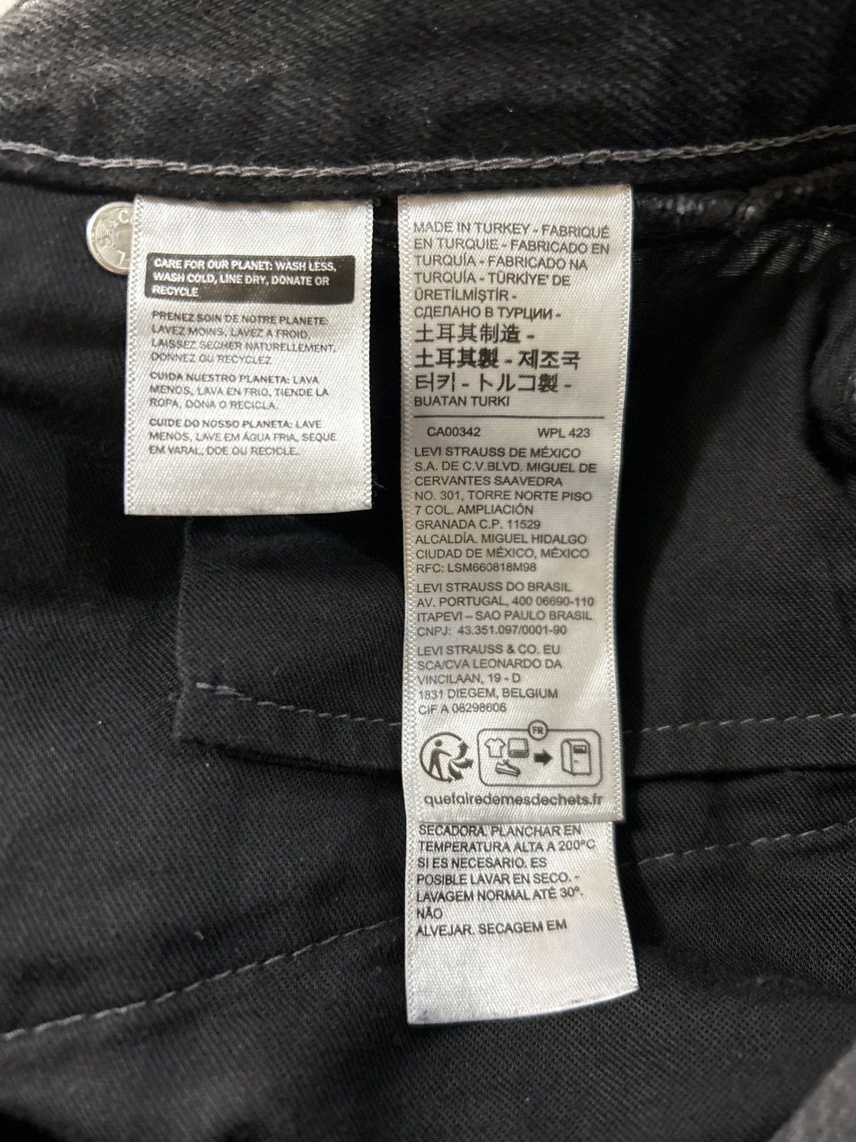 Kiko Kostadinov × Levi's Kiko Kostadinov x Levi's Articulated Knee Black Denim 34x31 Size US 34 / EU 50 - 4 Thumbnail