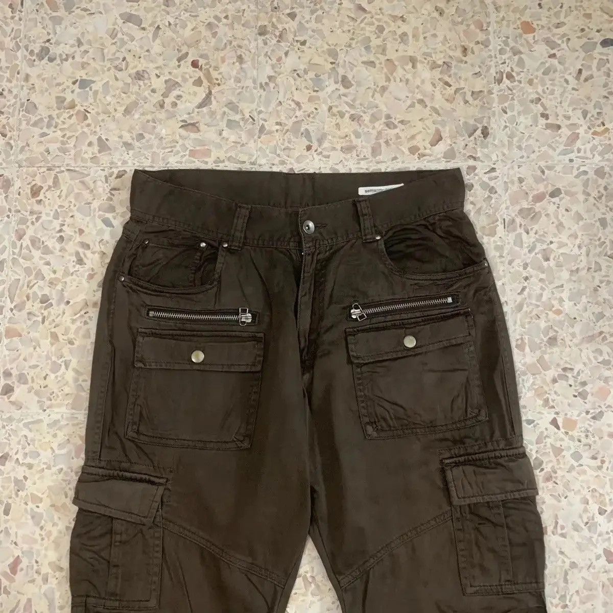 PPFM 💥STEALS💥MULTIPOCKET 30x32 TROUSERS SEMATIC DESIGN CARGO PANT Size US 30 / EU 46 - 2 Thumbnail