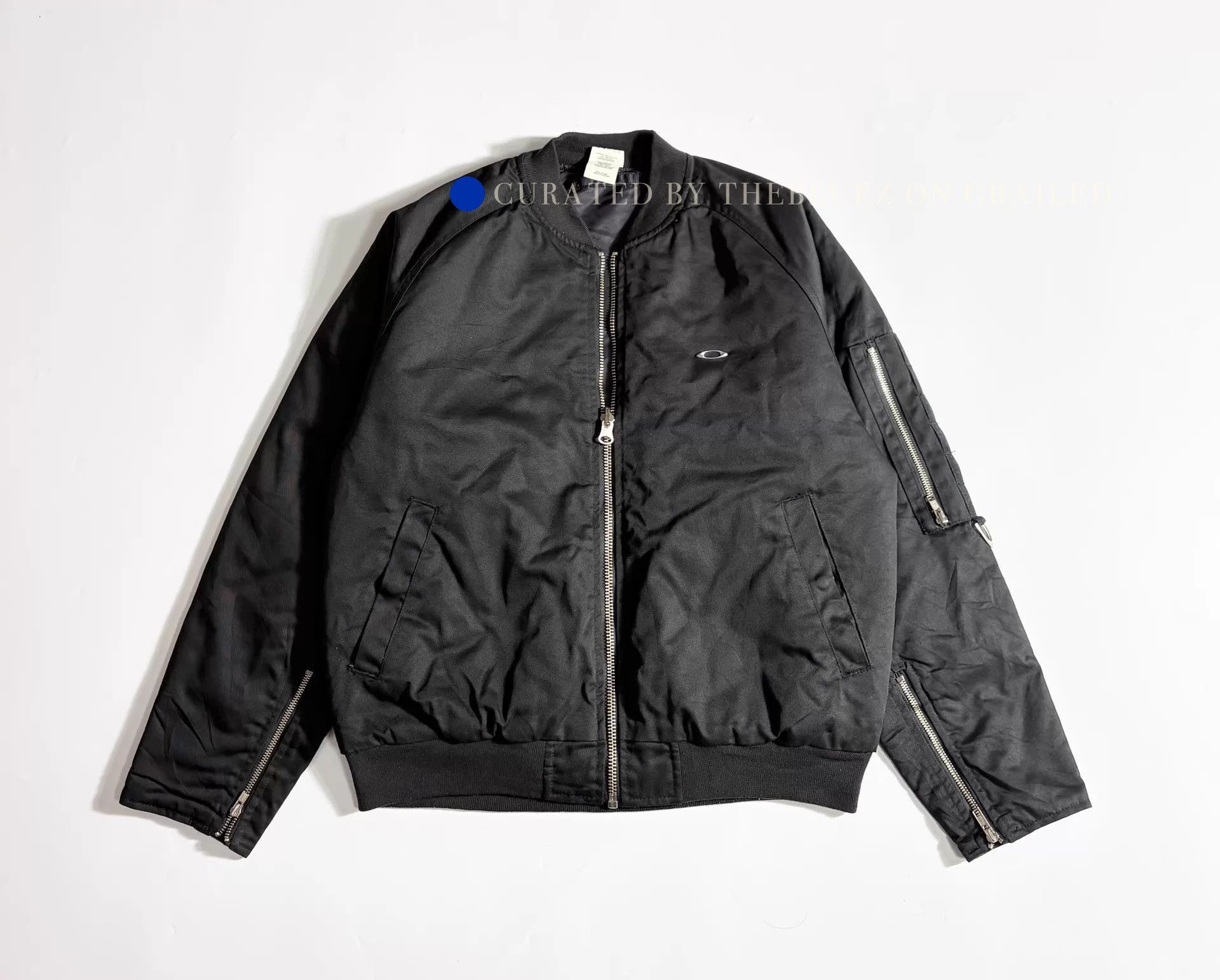 Oakley Rare Reversible Black Bomber Jacket in M Size US M / EU 48-50 / 2 - 1 Thumbnail