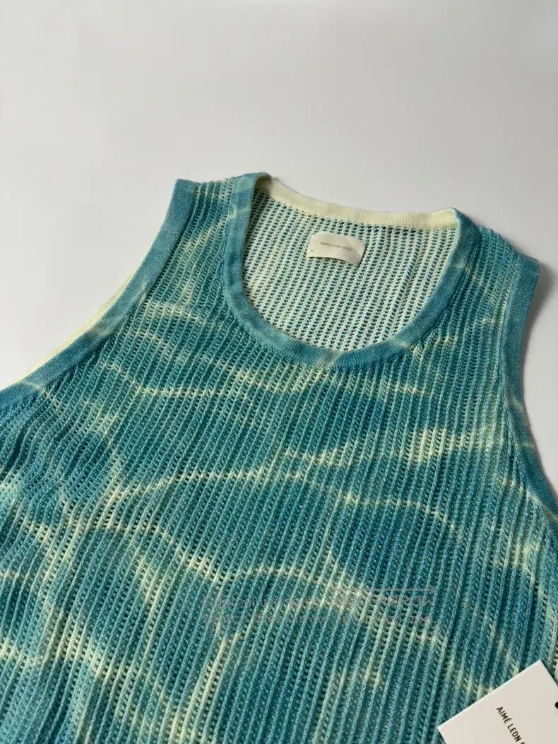 Aime Leon Dore Aime Leon Dore Tie-Dye Wave Warm Knit Open-Back Vest Size US M / EU 48-50 / 2 - 4 Thumbnail