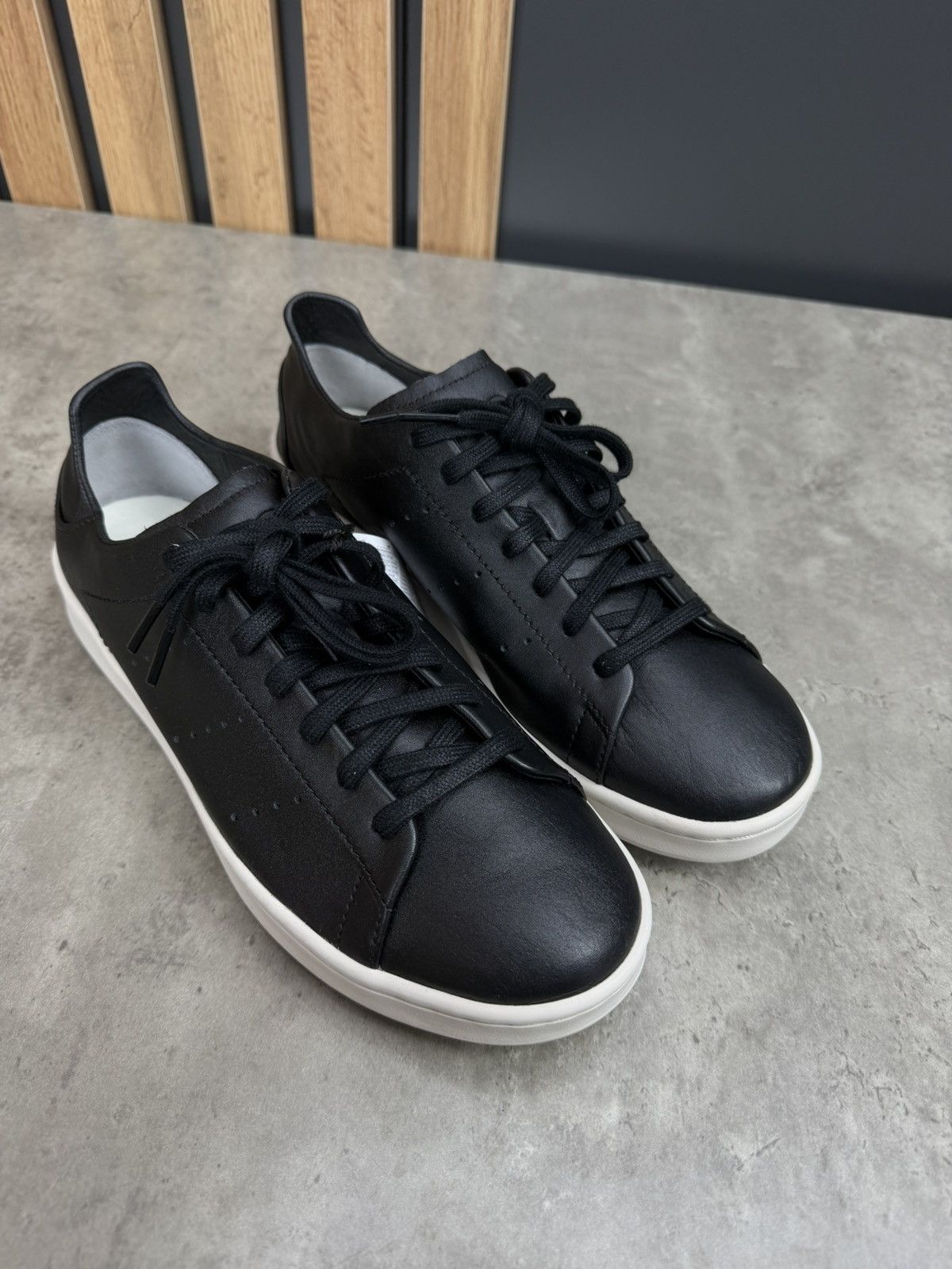 Y-3 Adidas Y-3 Stan Smith Black Size US 8 Size US 8 / EU 41 - 4 Thumbnail