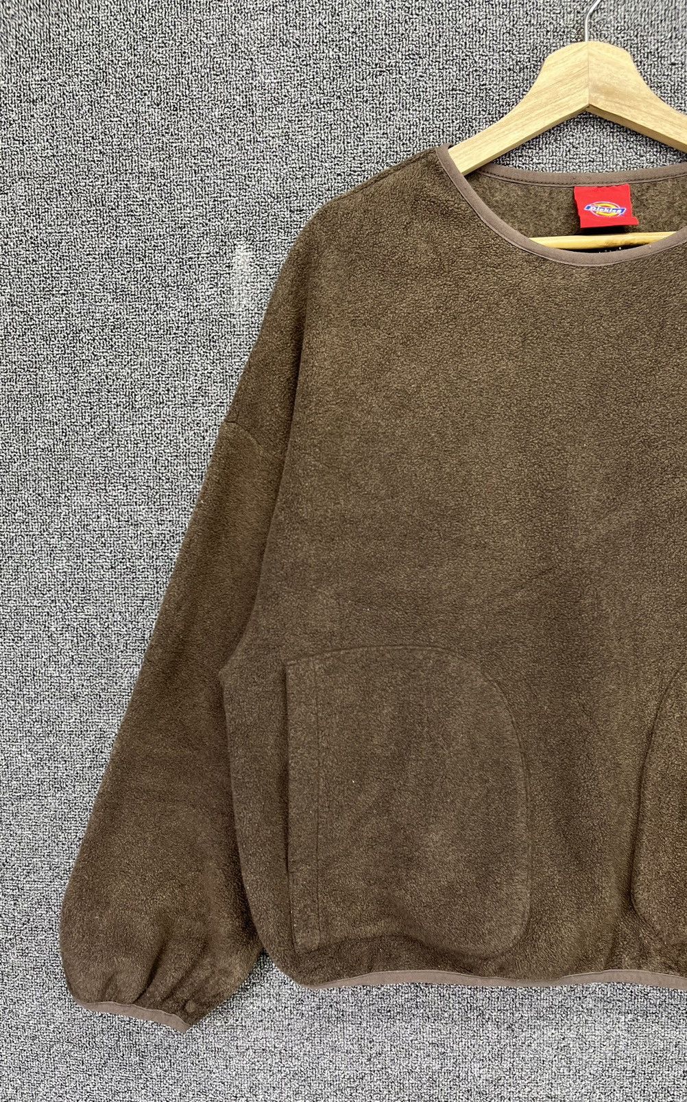 Dickies Dickies Brown Fleece Sweatshirts Size L / US 10 / IT 46 - 3 Thumbnail