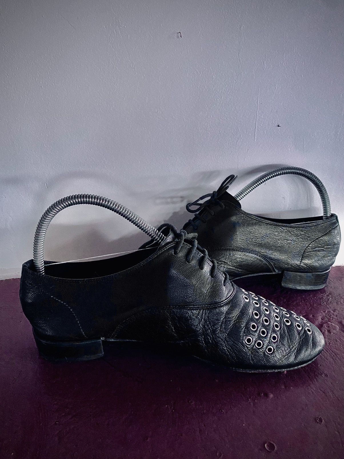 Comme des Garcons RARE repetto Paris COMME des GARCONS Leather Lace-Up Black Size US 8 / IT 38 - 5 Thumbnail