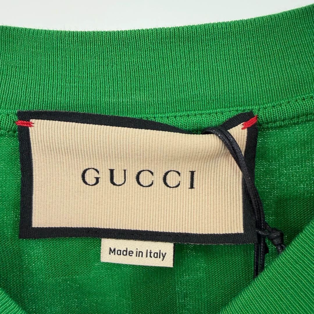 Gucci Gucci Green Logo T-Shirt S with tags Size US S / EU 44-46 / 1 - 7 Thumbnail