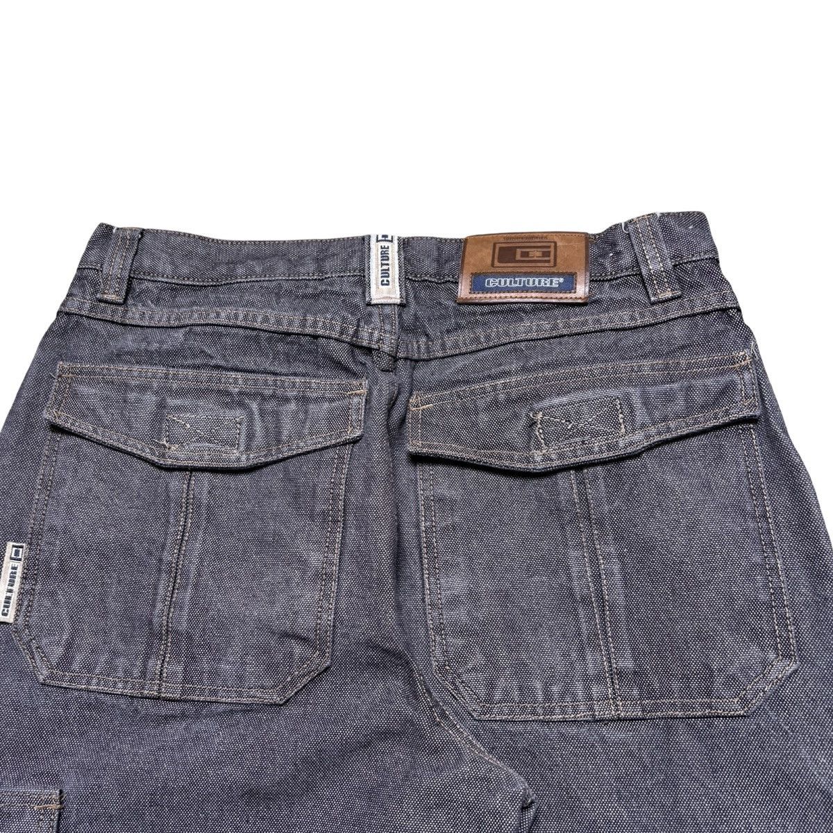 Other Vintage Culture Y2K Gray Denim Jeans Wide Leg Skater 34X32 Size US 34 / EU 50 - 3 Thumbnail