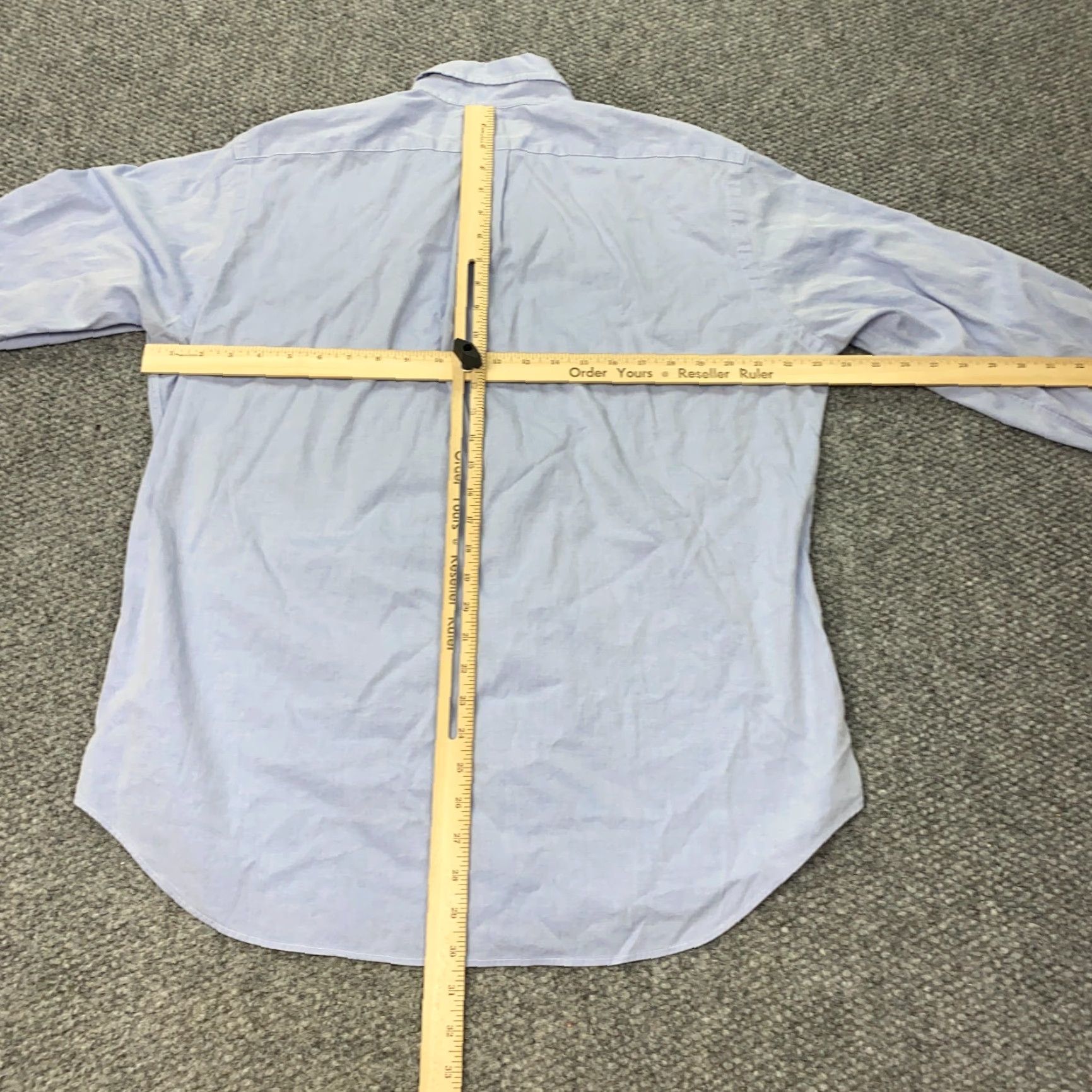 Ralph Lauren VINTAGE Ralph Lauren Classic Fit Button-Up Shirt Size 16 Blue Long Sleeve Mens Size US L / EU 52-54 / 3 - 6 Thumbnail
