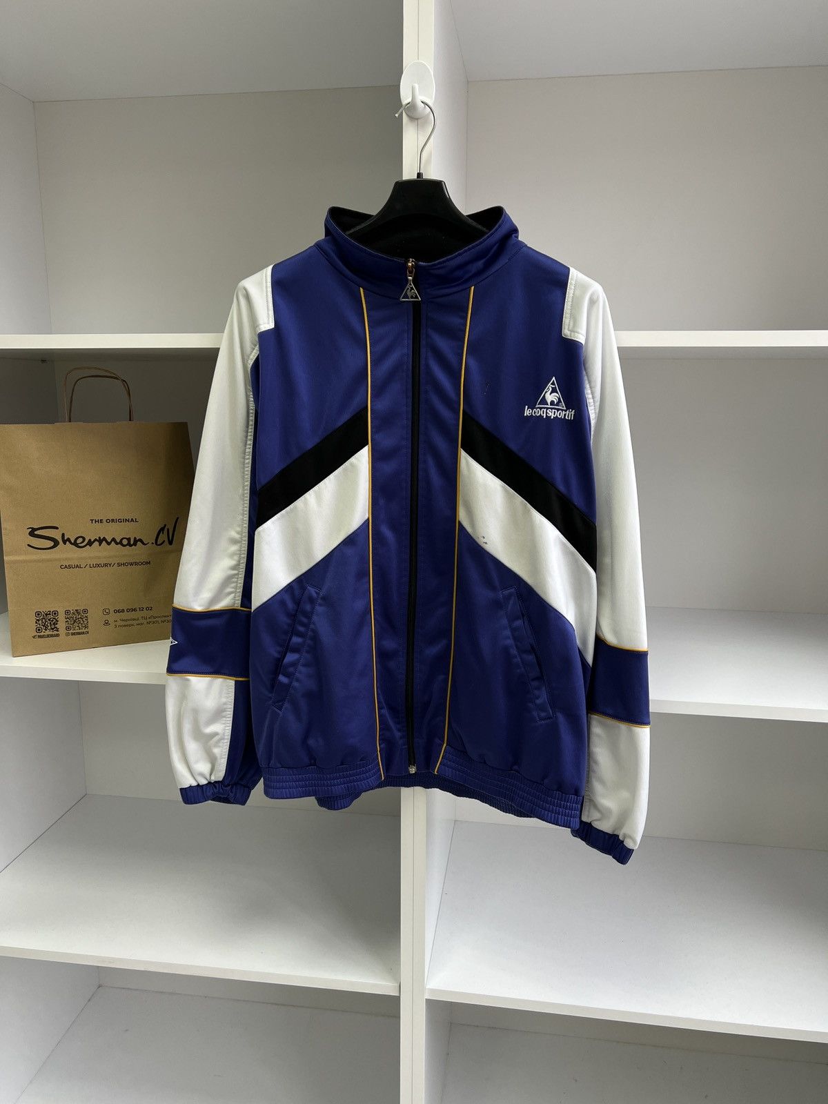Le Coq Sportif × Vintage Vintage 90s Le CoQ Sportif tracksuit Size US L / EU 52-54 / 3 - 3 Thumbnail