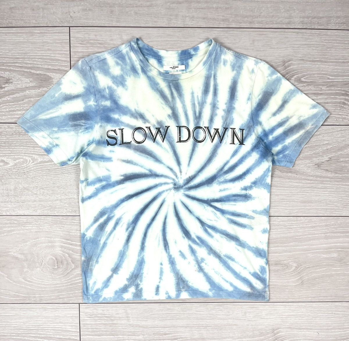 Isabel Marant Etoile Isabel Marant Etoile Zewel Tie Dye Slow Down T Shirt Size XS / US 0-2 / IT 36-38 - 1 Thumbnail