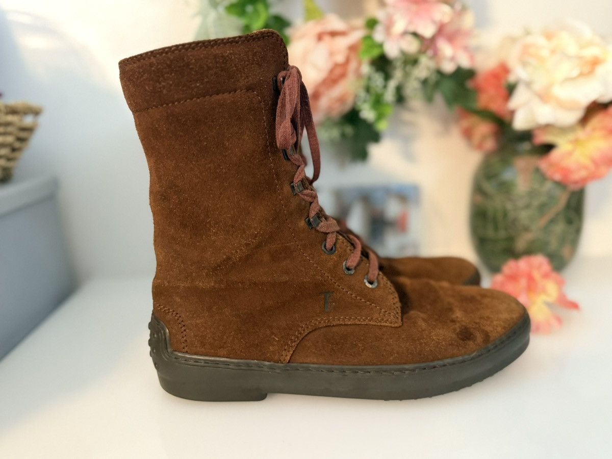 Tod's Tod’s Rubber Soled Suede Boots Brown Size 37/7 Boho Vintage Size US 7 / IT 37 - 11 Thumbnail
