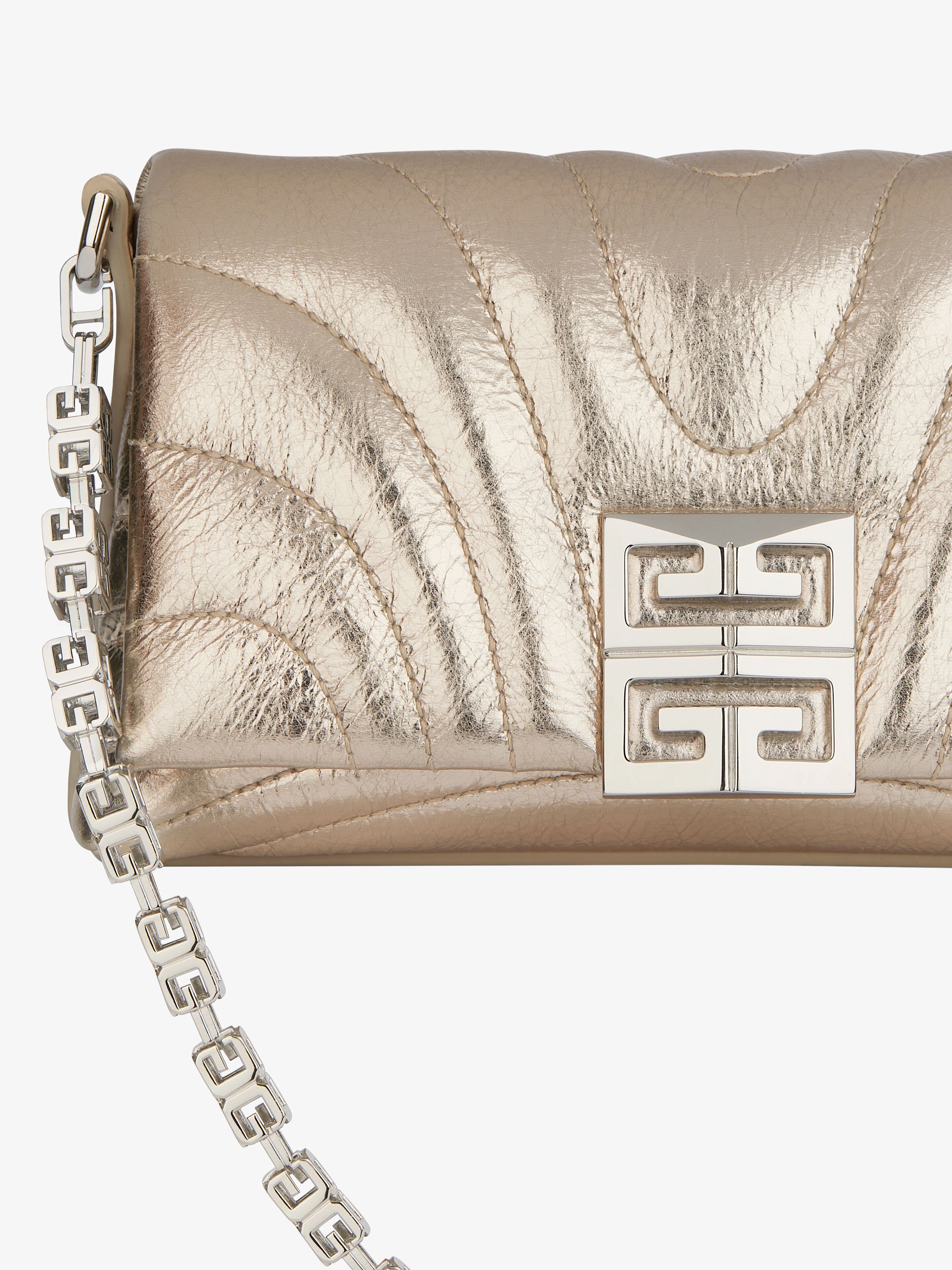 Givenchy o1srvl11e0825 Size: OS / Micro 4G Soft Bag in Beige Size ONE SIZE - 6 Thumbnail
