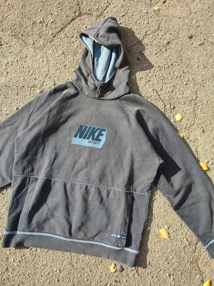 Nike × Vintage Nike Y2k Swoosh Logo vintage hoodie Size US M / EU 48-50 / 2 - 1 Thumbnail